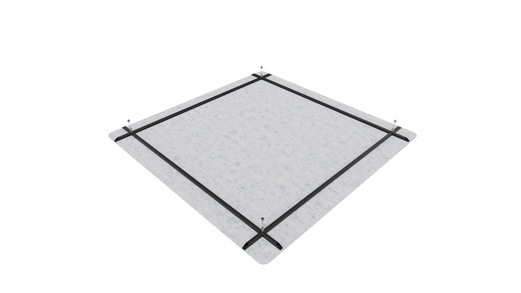 ACOUSTIC ARTWORK CEILING SOLUTIONS 4-Eckig