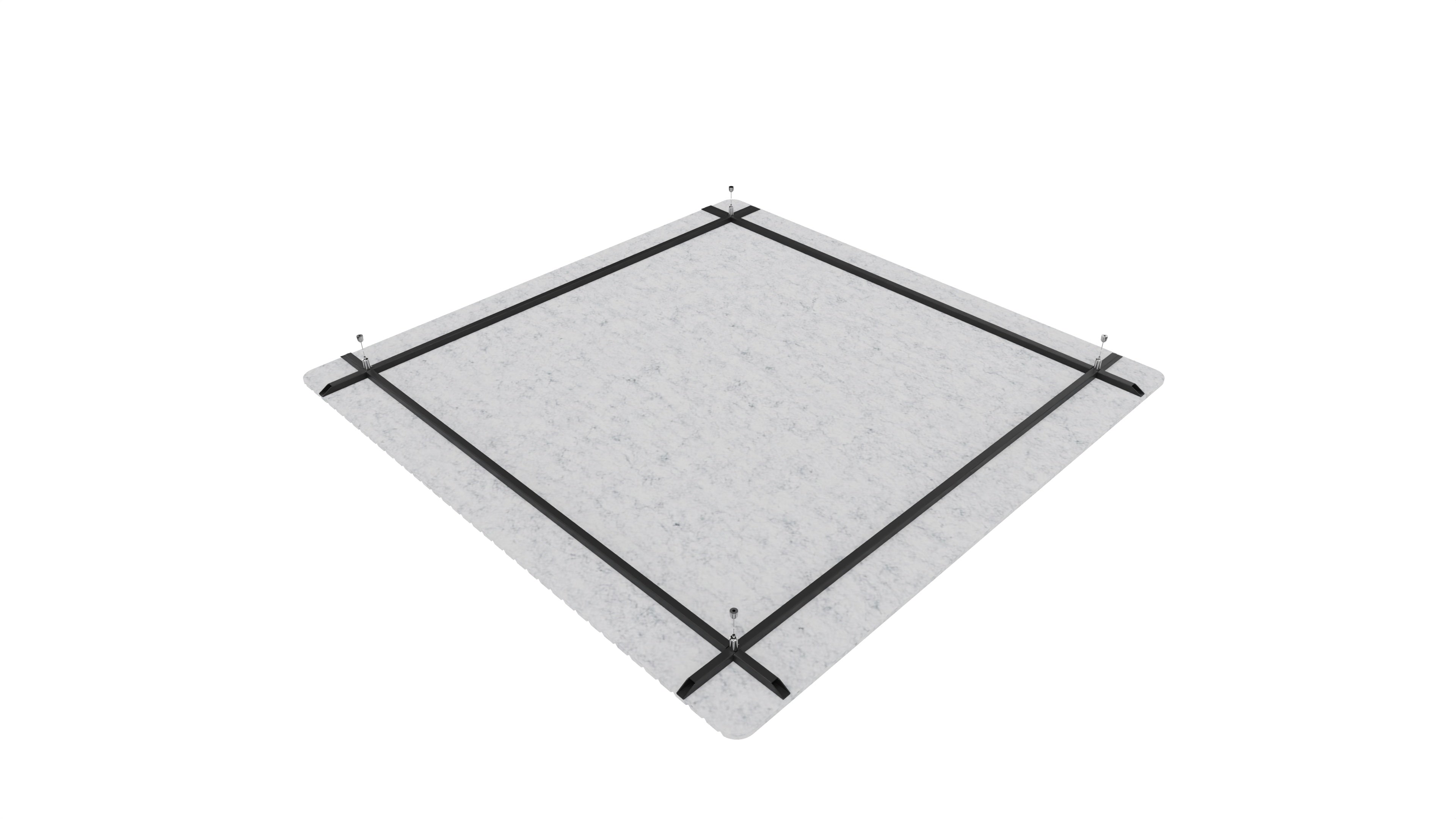 ACOUSTIC ARTWORK CEILING SOLUTIONS 4-Eckig