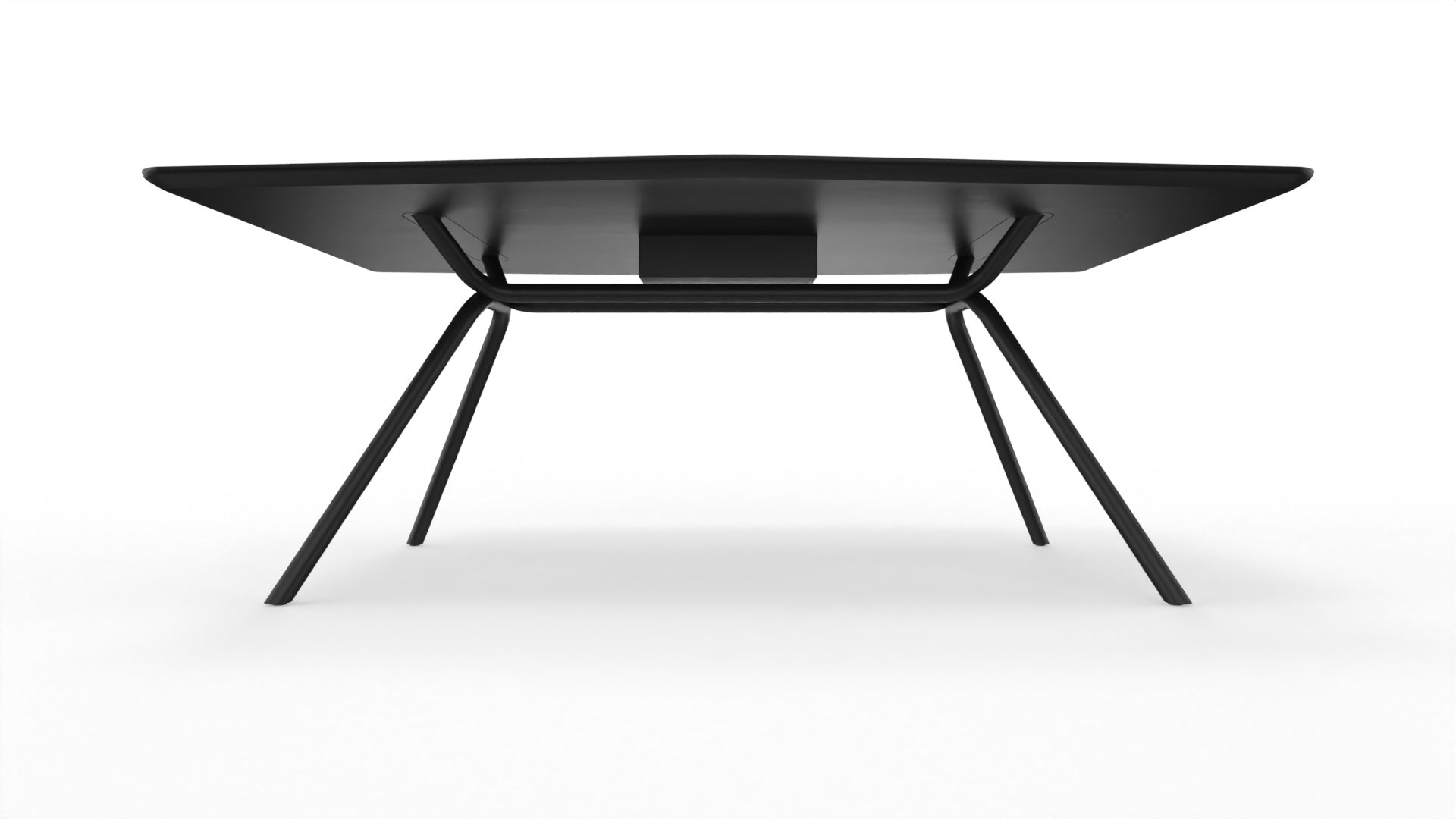 ARQUS - Besprechungstisch mit bootsförmiger Tischplatte