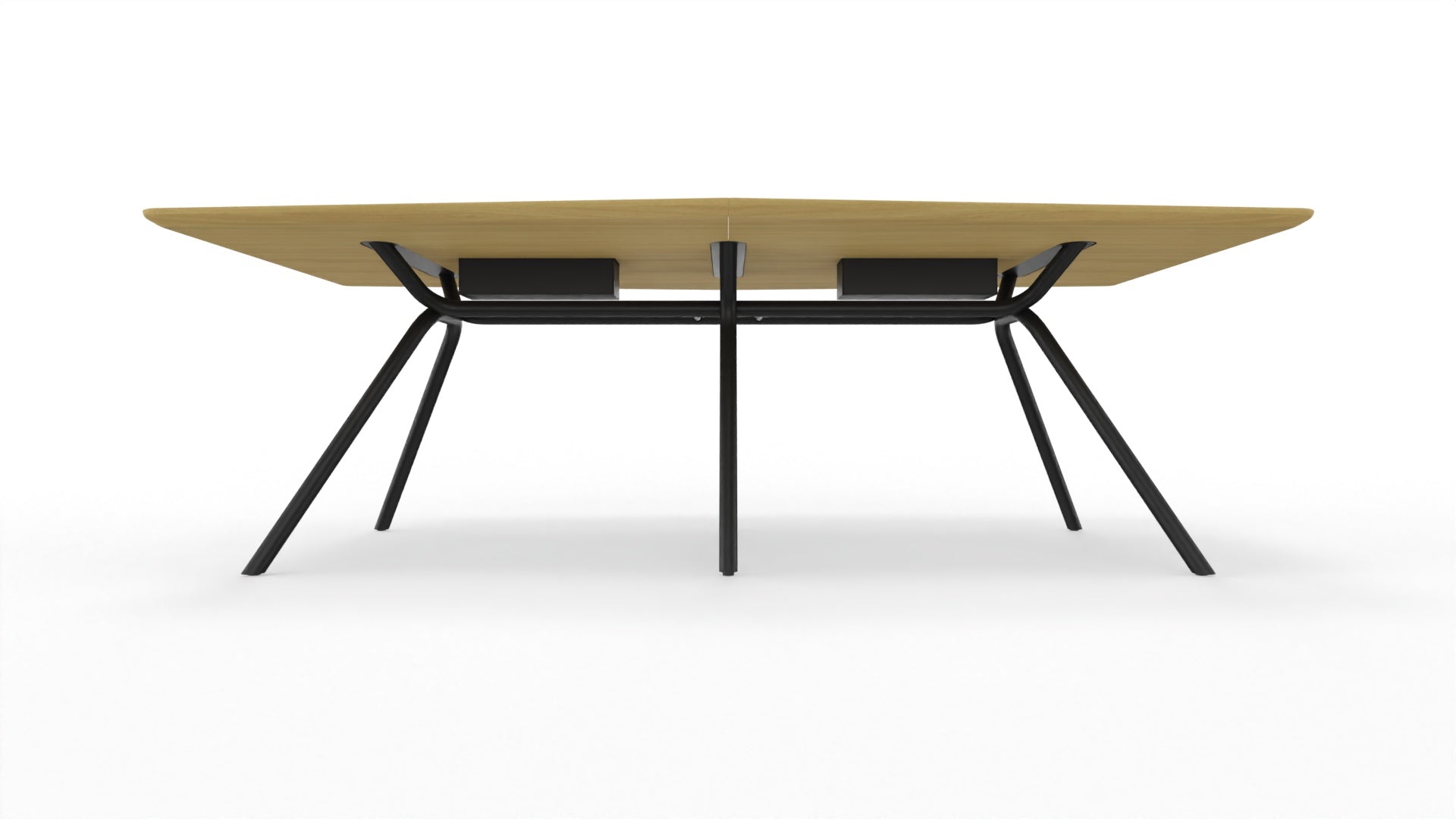 ARQUS - Besprechungstisch mit bootsförmiger Tischplatte