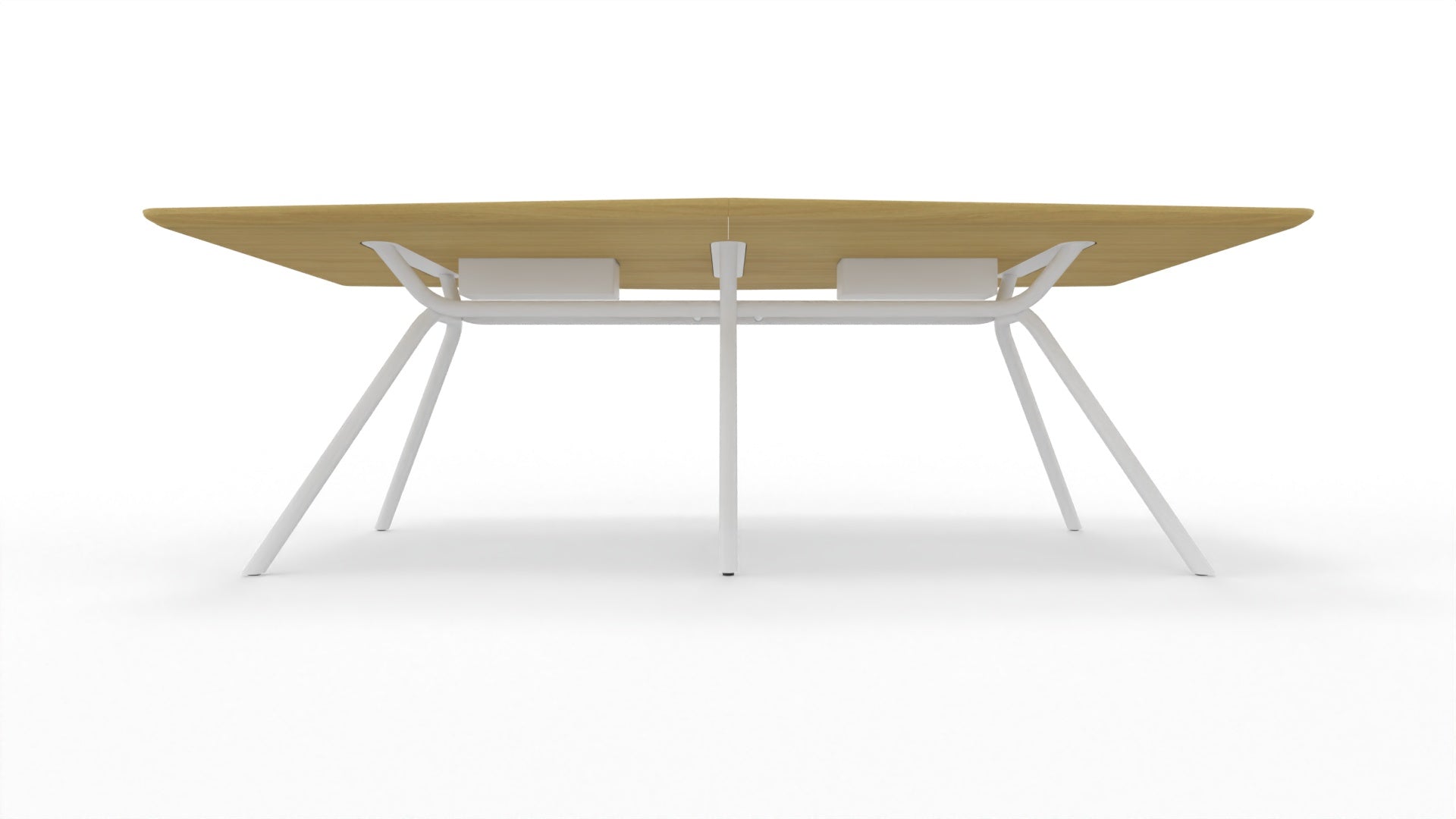 ARQUS - Besprechungstisch mit bootsförmiger Tischplatte