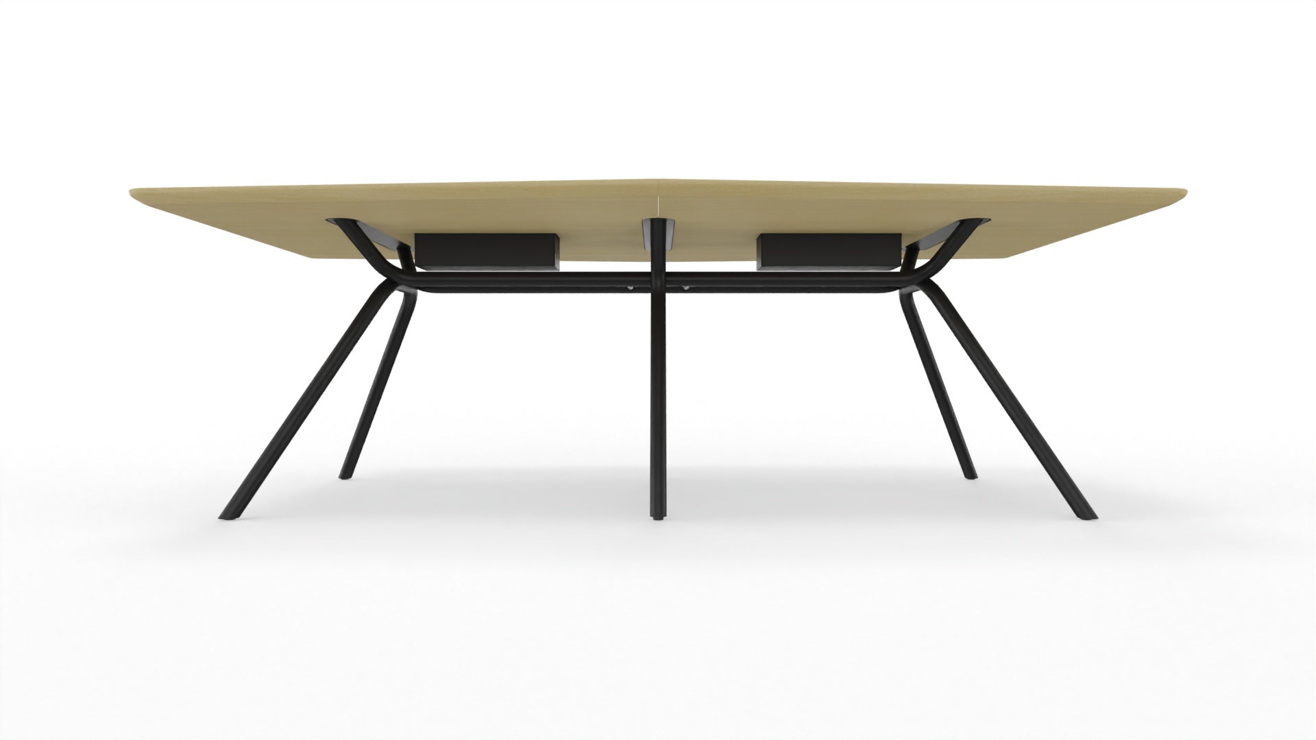 ARQUS - Besprechungstisch mit bootsförmiger Tischplatte