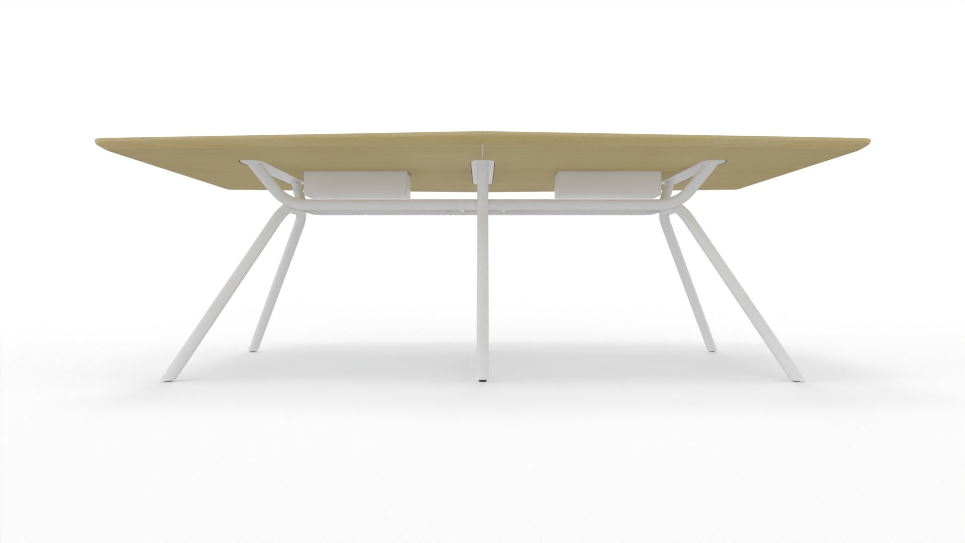 ARQUS - Besprechungstisch mit bootsförmiger Tischplatte