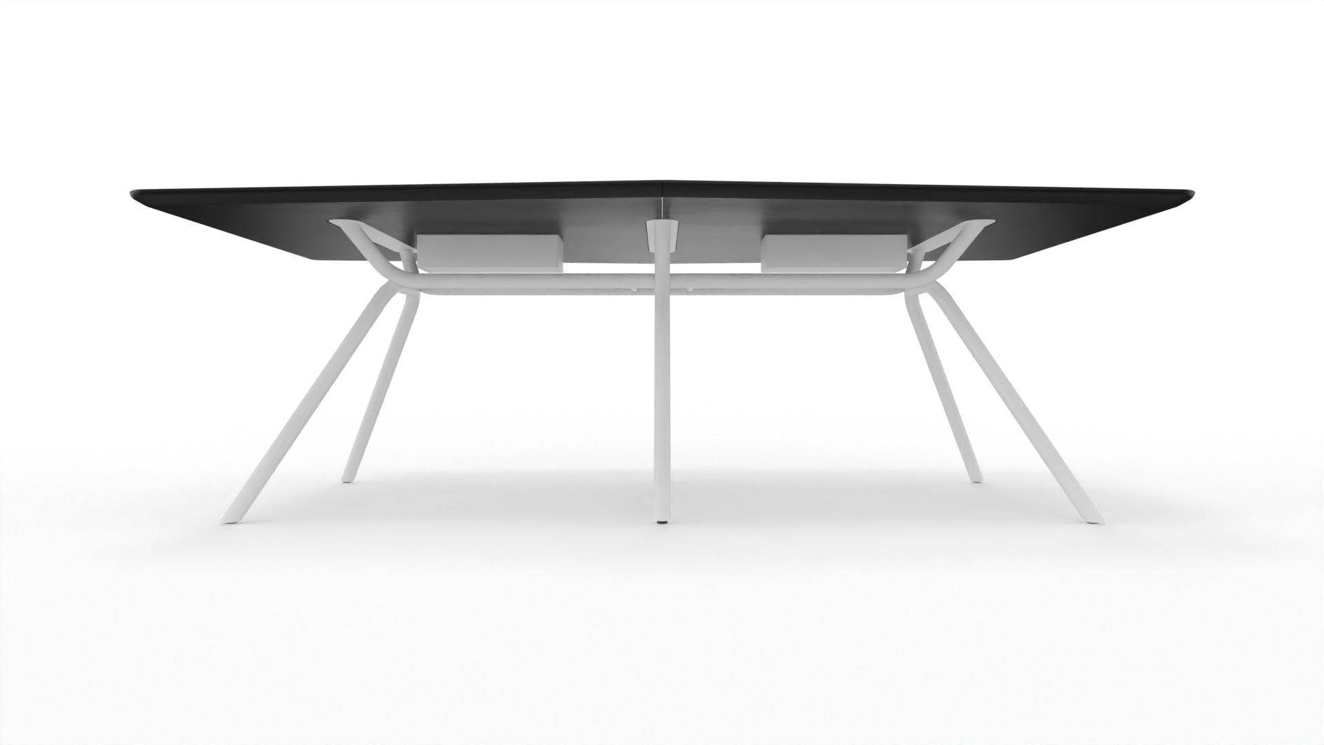 ARQUS - Besprechungstisch mit bootsförmiger Tischplatte