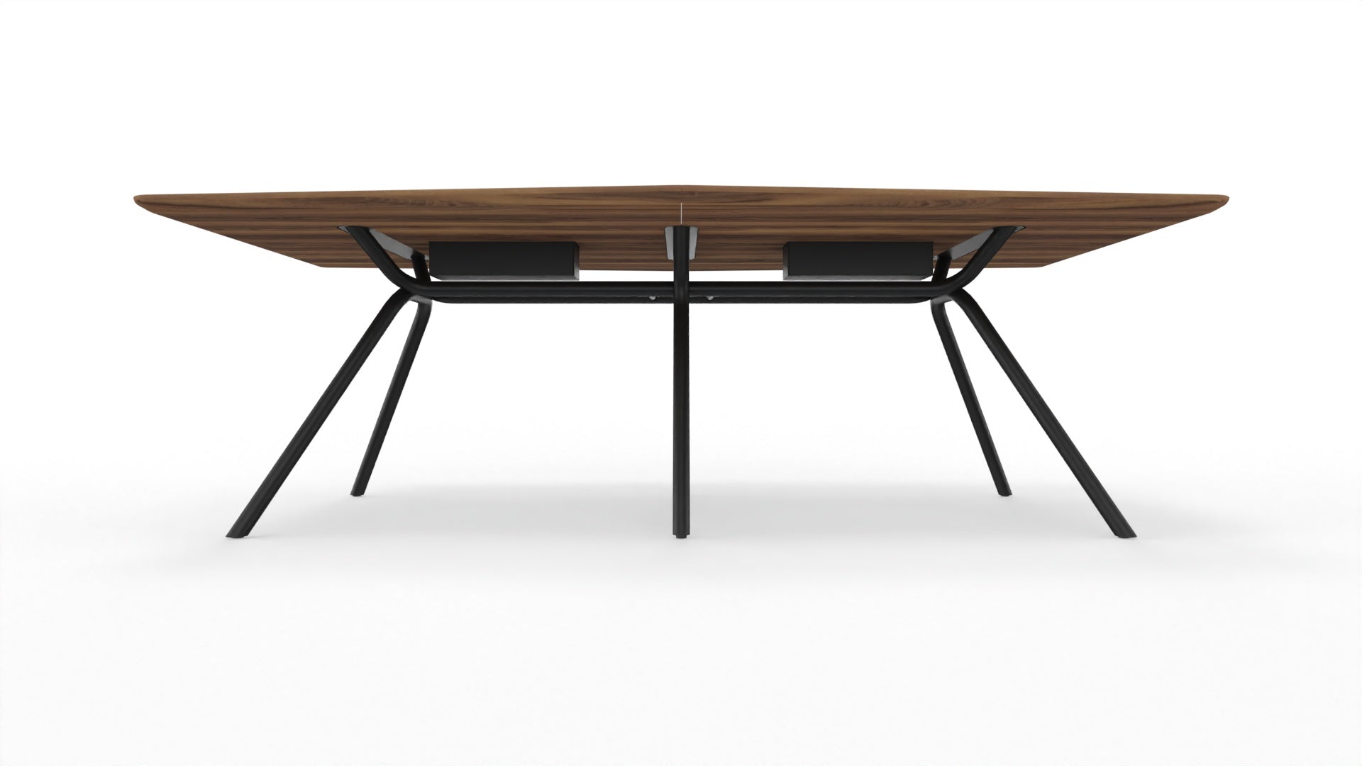 ARQUS - Besprechungstisch mit bootsförmiger Tischplatte