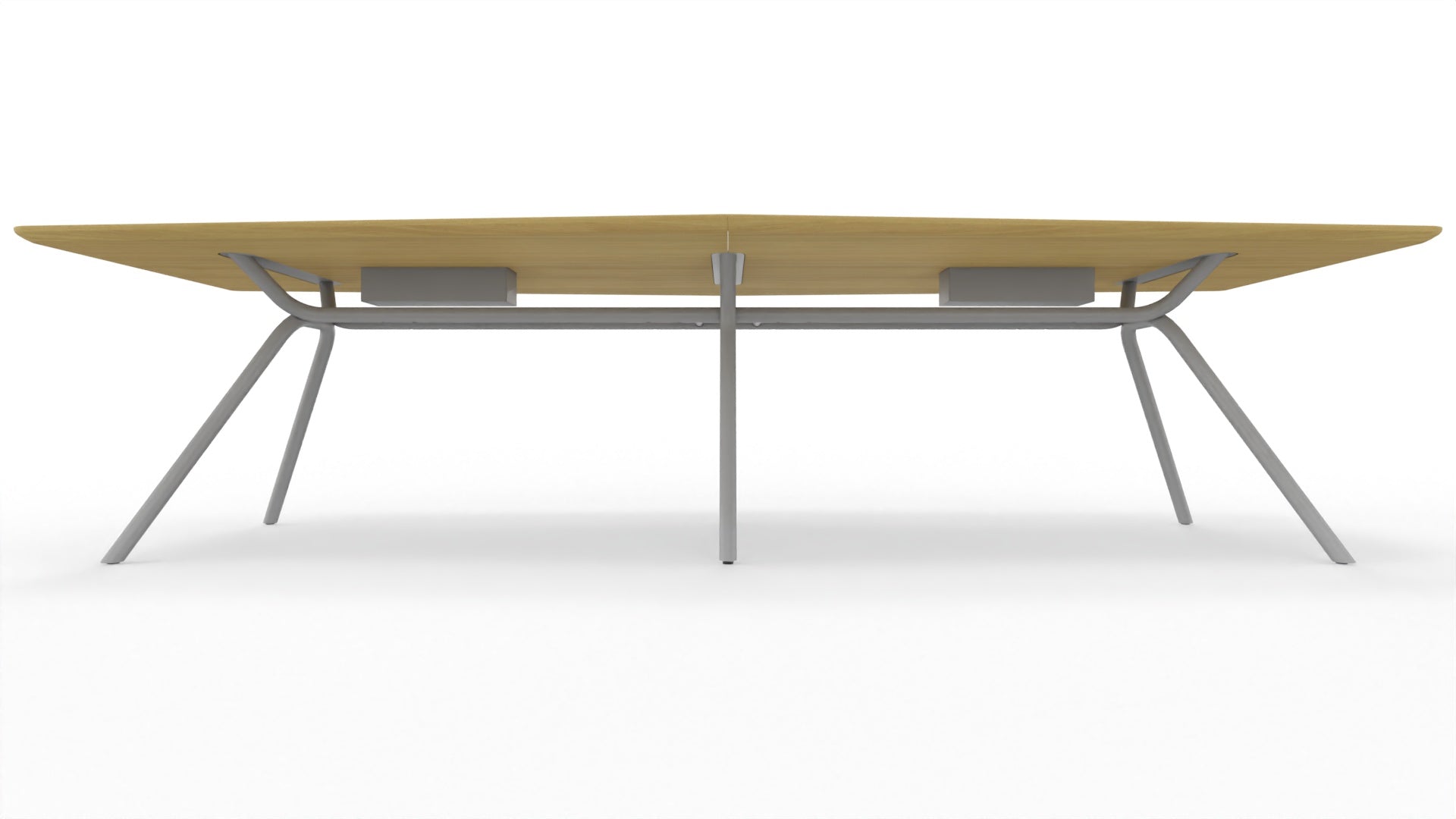 ARQUS - Besprechungstisch mit bootsförmiger Tischplatte