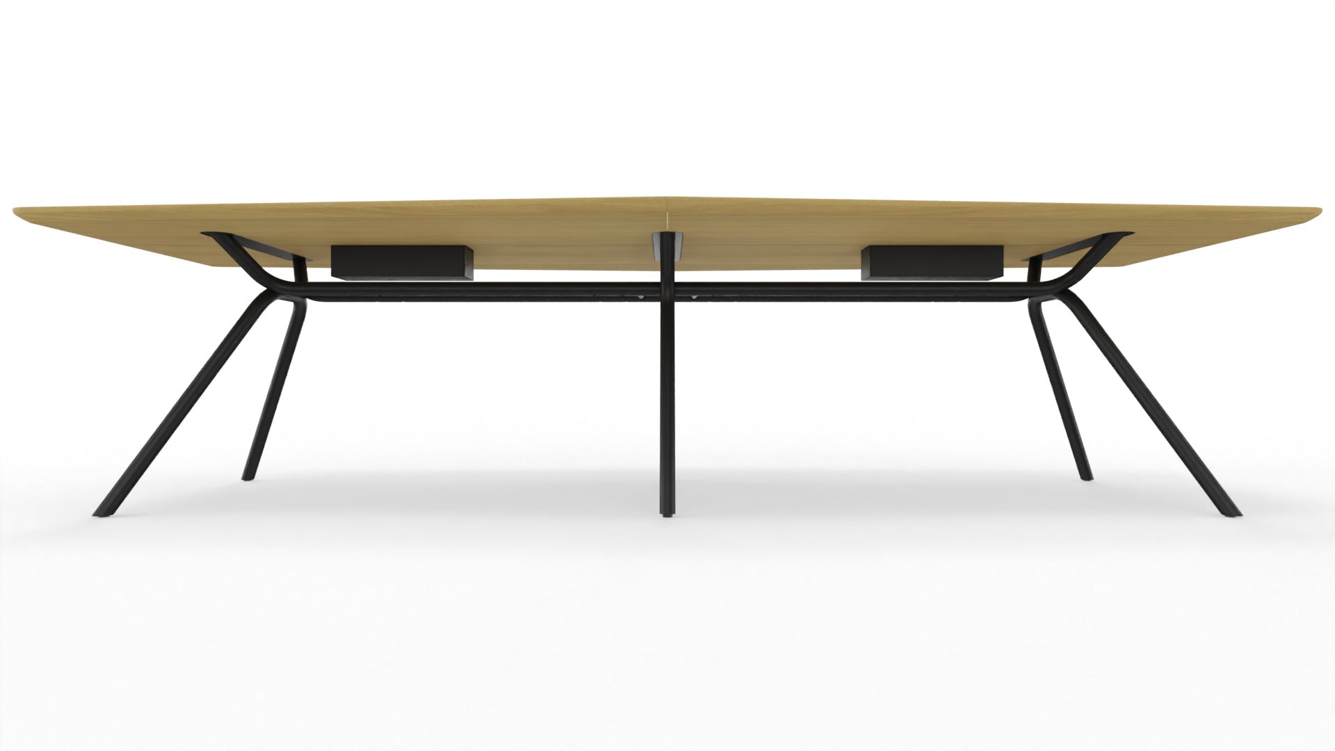 ARQUS - Besprechungstisch mit bootsförmiger Tischplatte