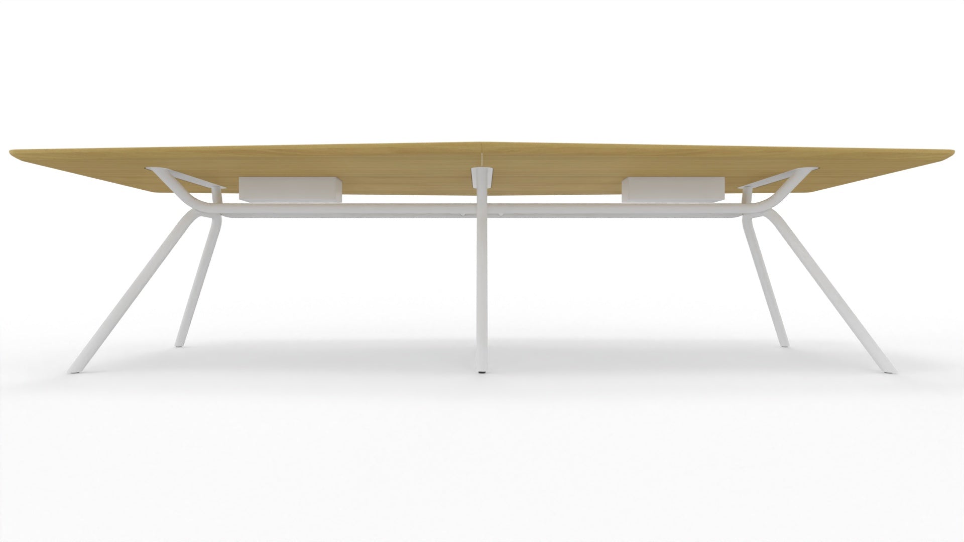 ARQUS - Besprechungstisch mit bootsförmiger Tischplatte