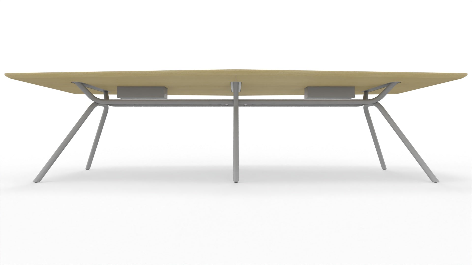 ARQUS - Besprechungstisch mit bootsförmiger Tischplatte