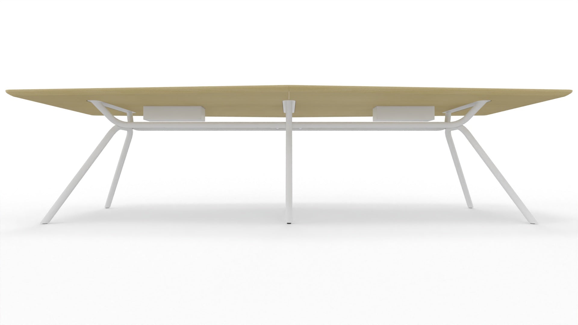 ARQUS - Besprechungstisch mit bootsförmiger Tischplatte