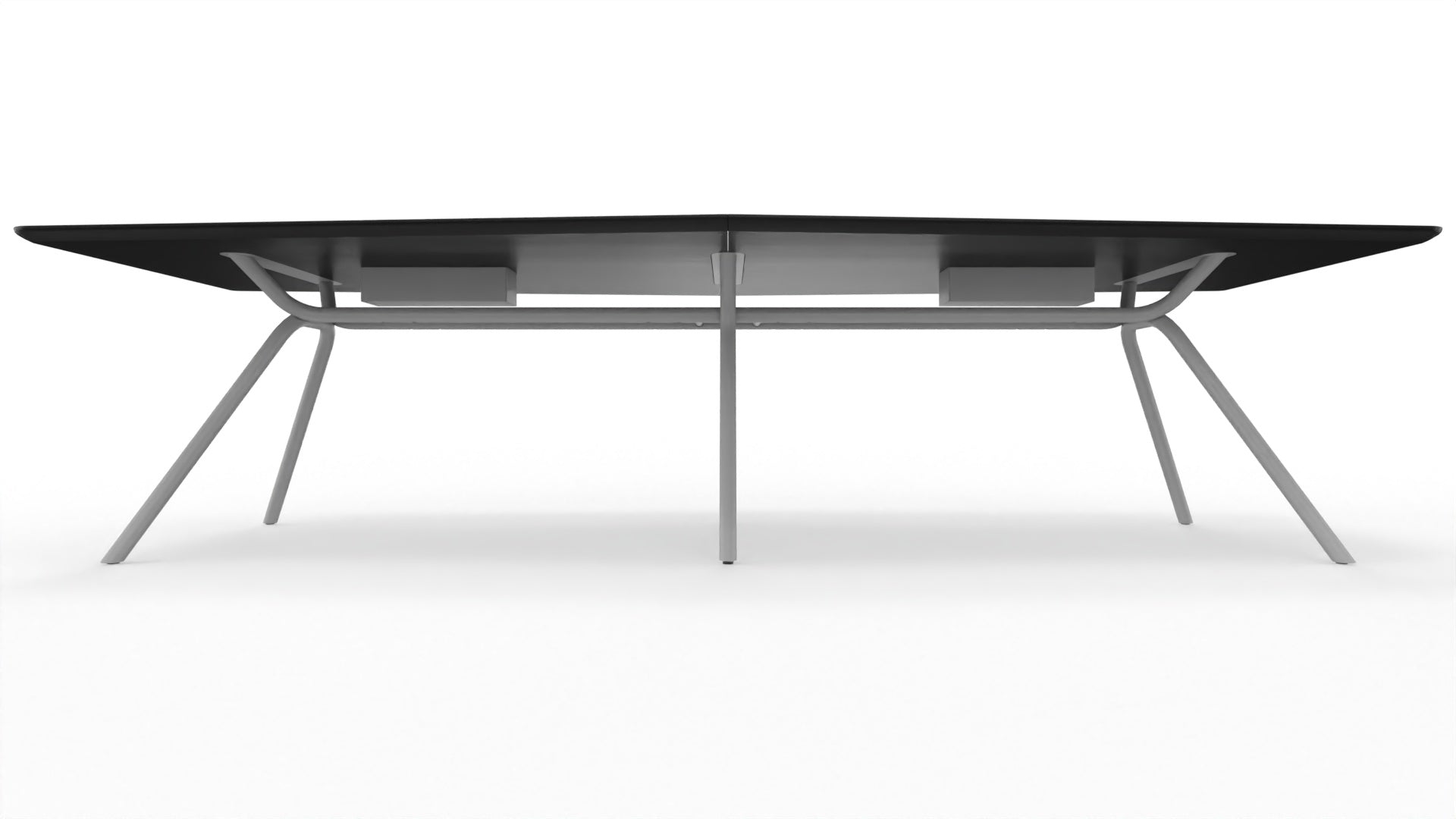 ARQUS - Besprechungstisch mit bootsförmiger Tischplatte