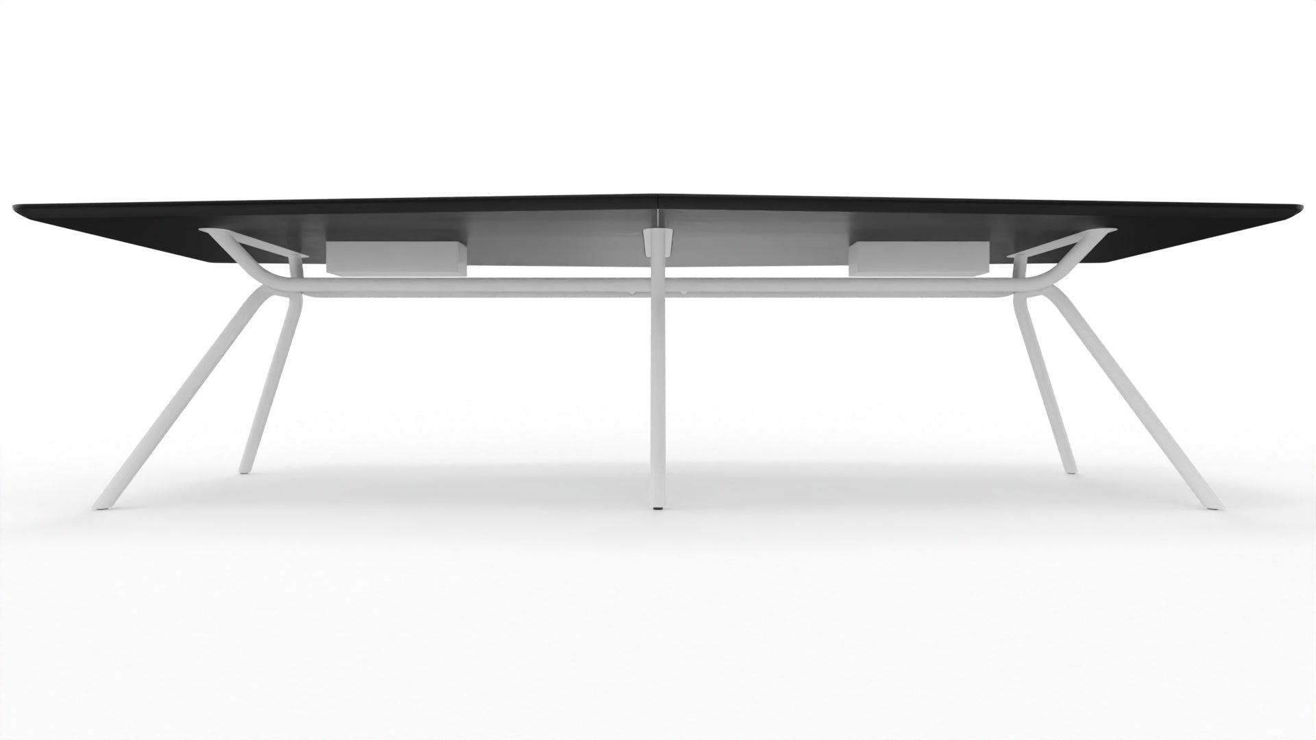 ARQUS - Besprechungstisch mit bootsförmiger Tischplatte