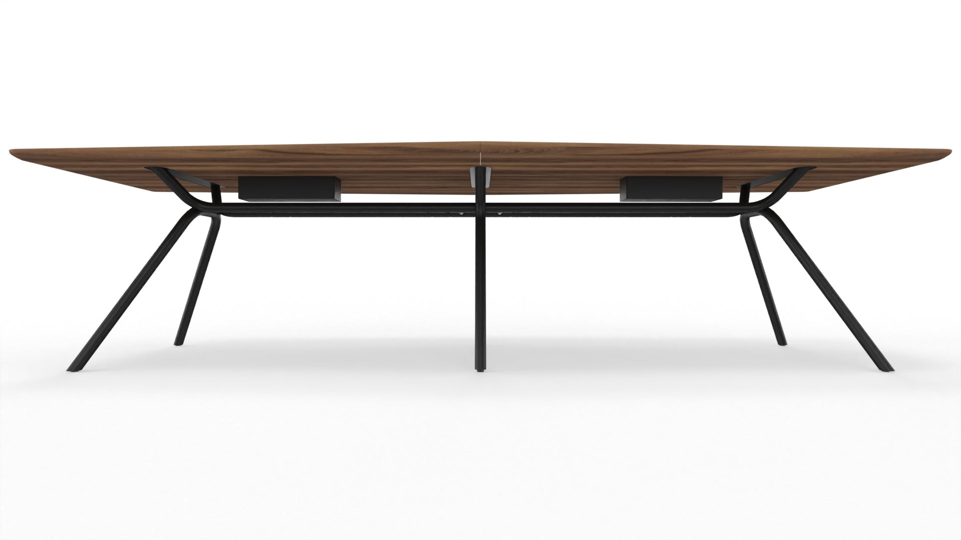 ARQUS - Besprechungstisch mit bootsförmiger Tischplatte