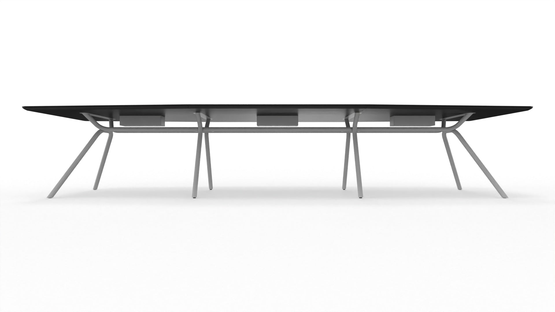 ARQUS - Besprechungstisch mit bootsförmiger Tischplatte