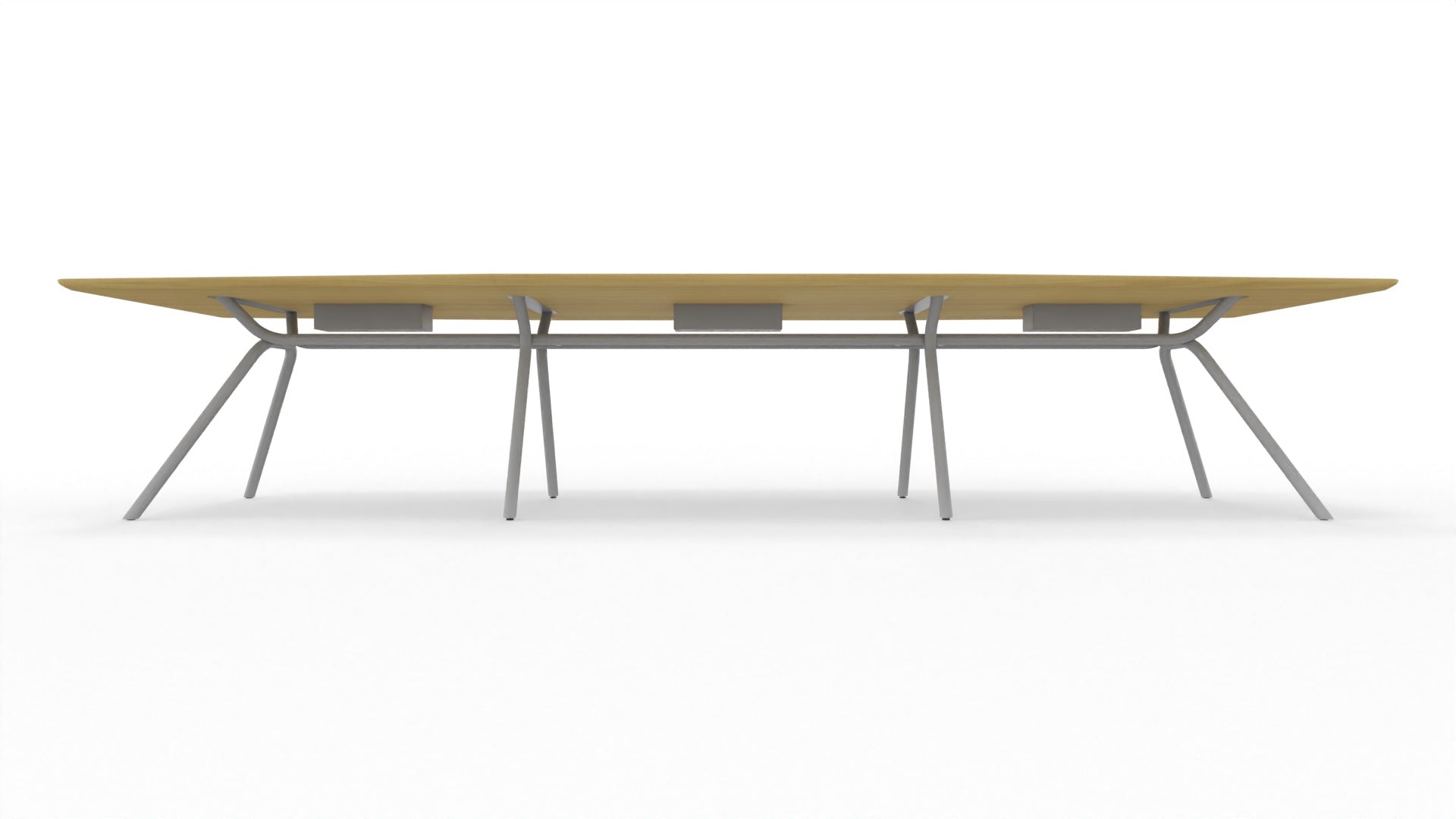 ARQUS - Besprechungstisch mit bootsförmiger Tischplatte