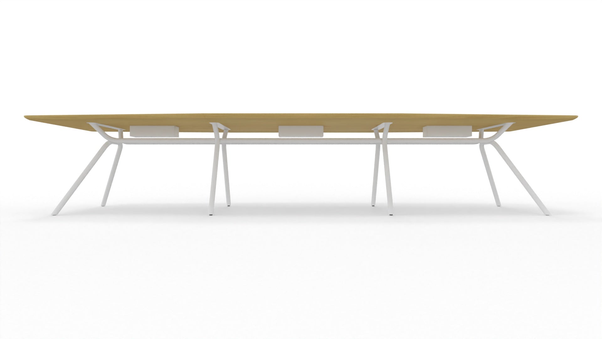 ARQUS - Besprechungstisch mit bootsförmiger Tischplatte