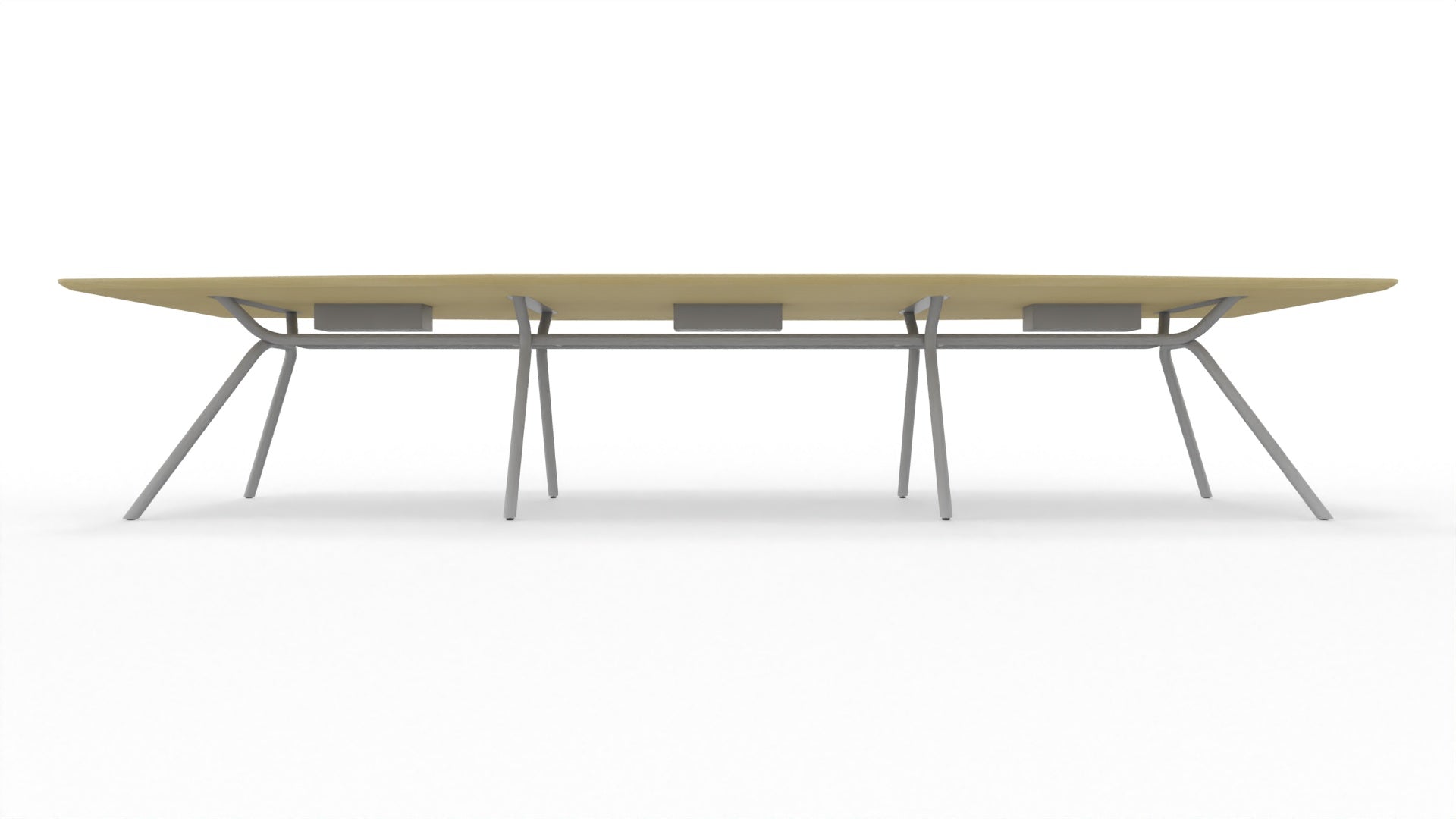 ARQUS - Besprechungstisch mit bootsförmiger Tischplatte