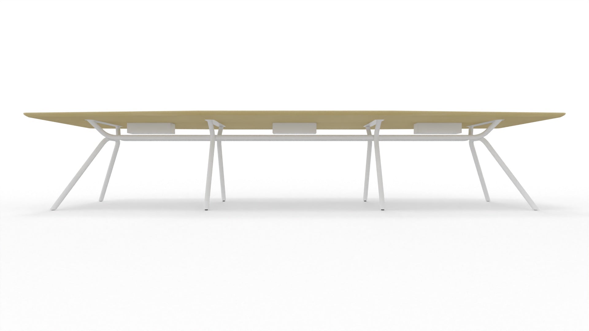 ARQUS - Besprechungstisch mit bootsförmiger Tischplatte