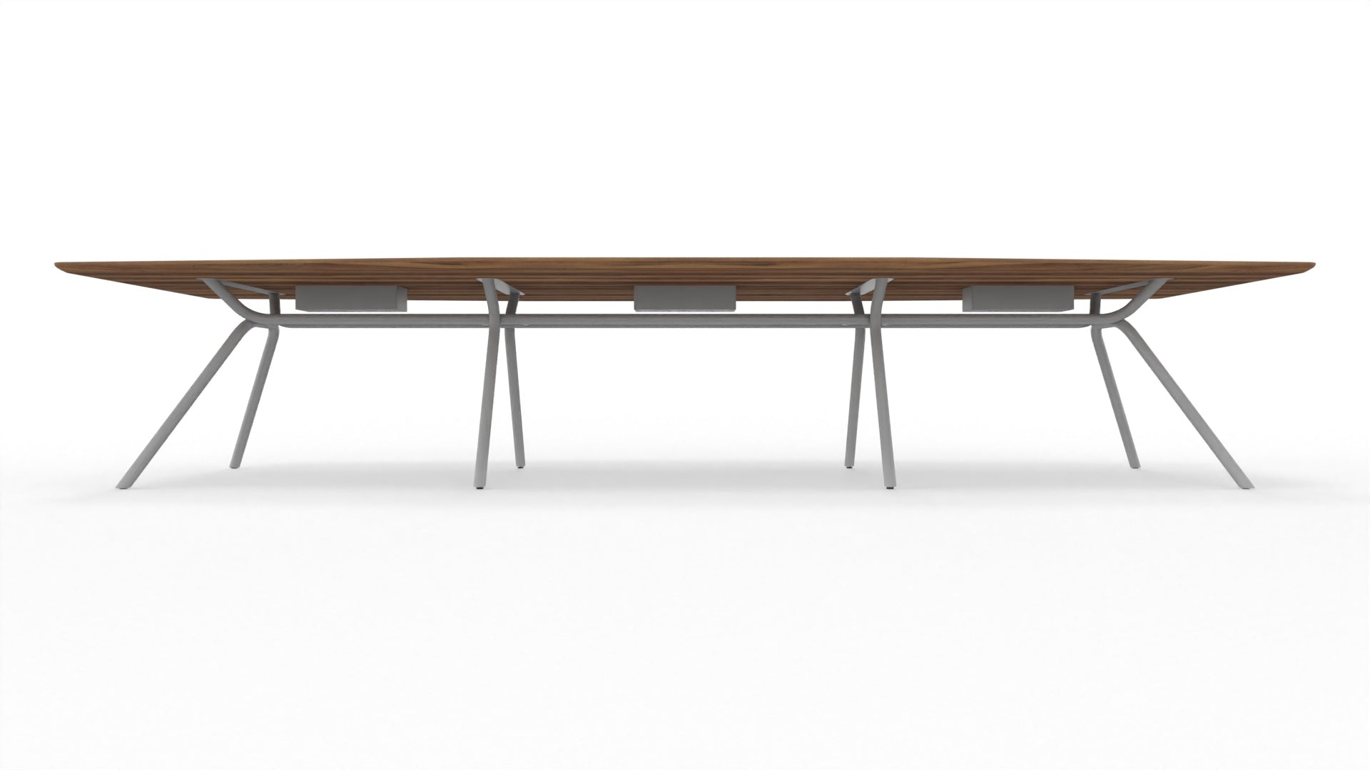 ARQUS - Besprechungstisch mit bootsförmiger Tischplatte