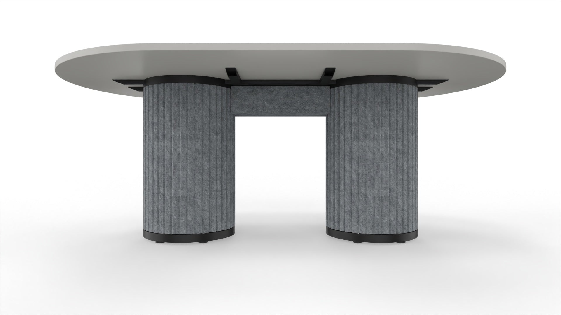 PARTHOS TABLE - Besprechungstisch mit Ausschnitt