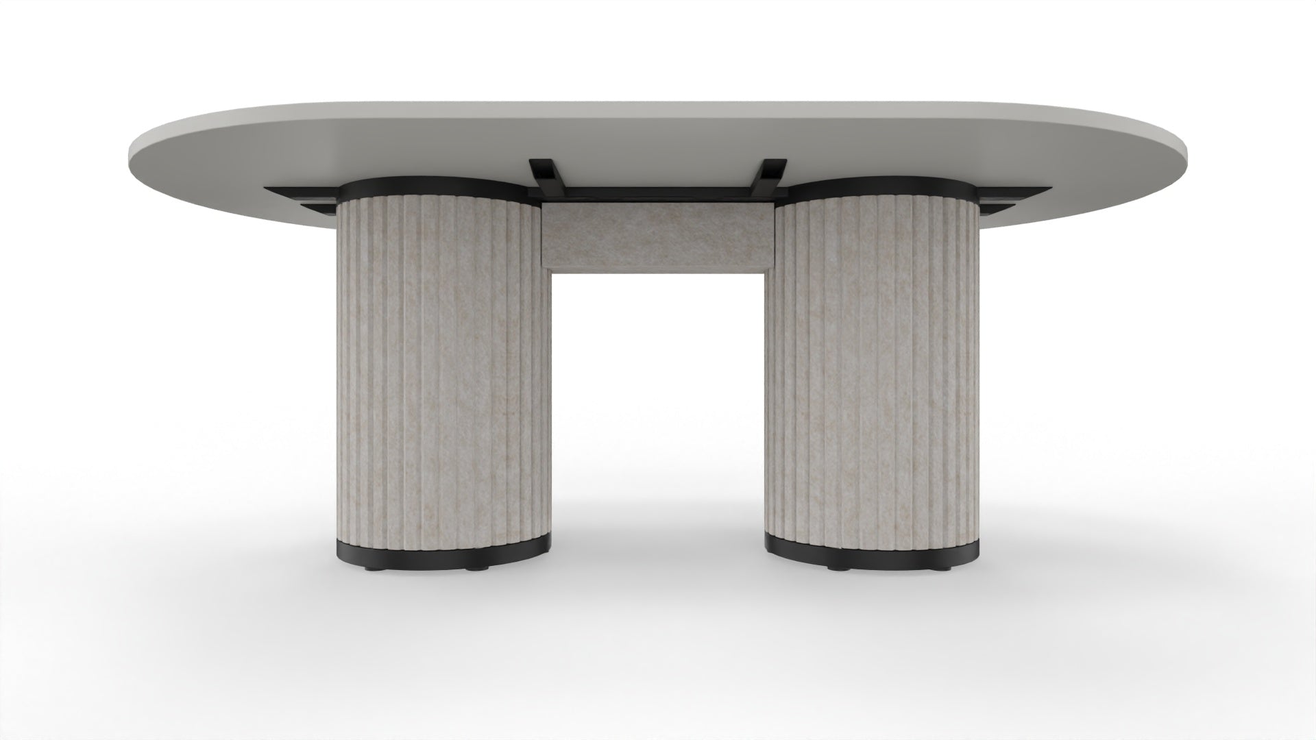 PARTHOS TABLE - Besprechungstisch mit Ausschnitt