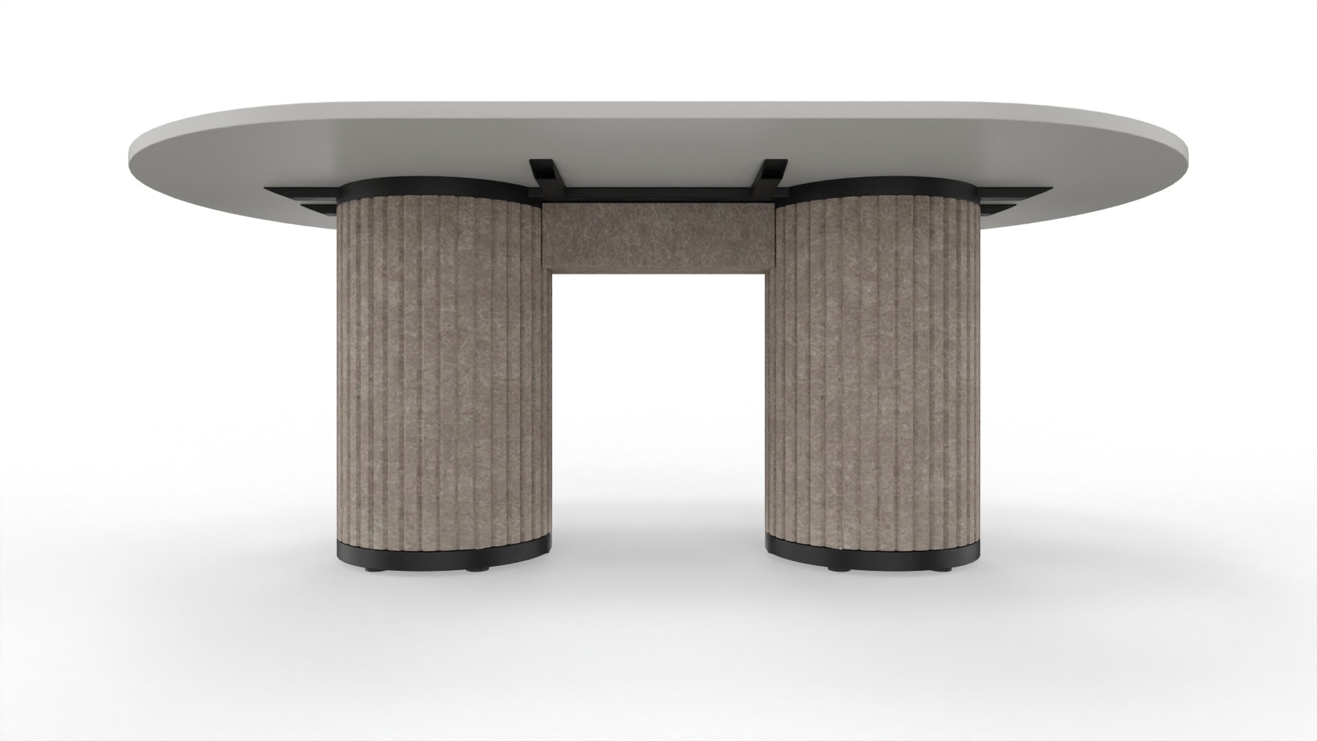 PARTHOS TABLE - Besprechungstisch mit Ausschnitt