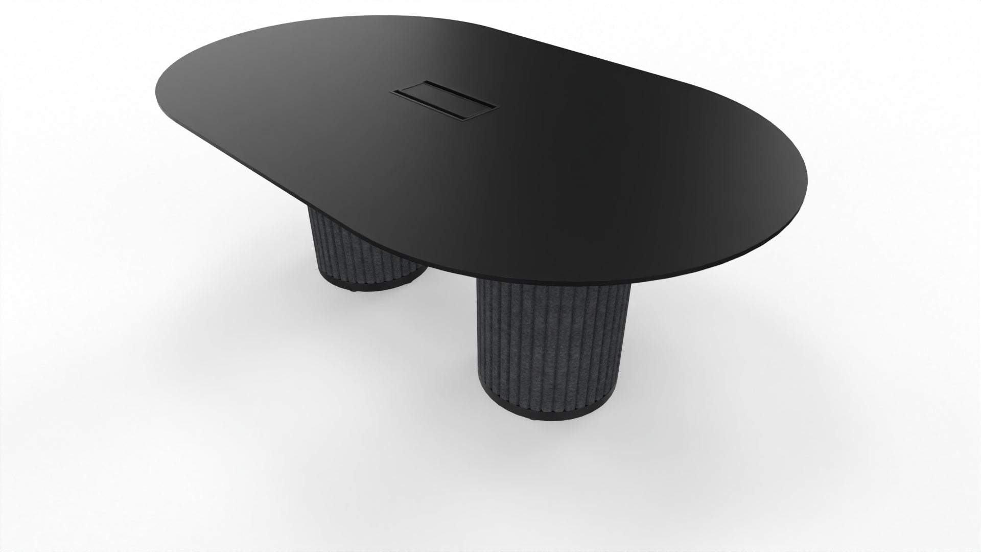 PARTHOS TABLE - Besprechungstisch mit Ausschnitt