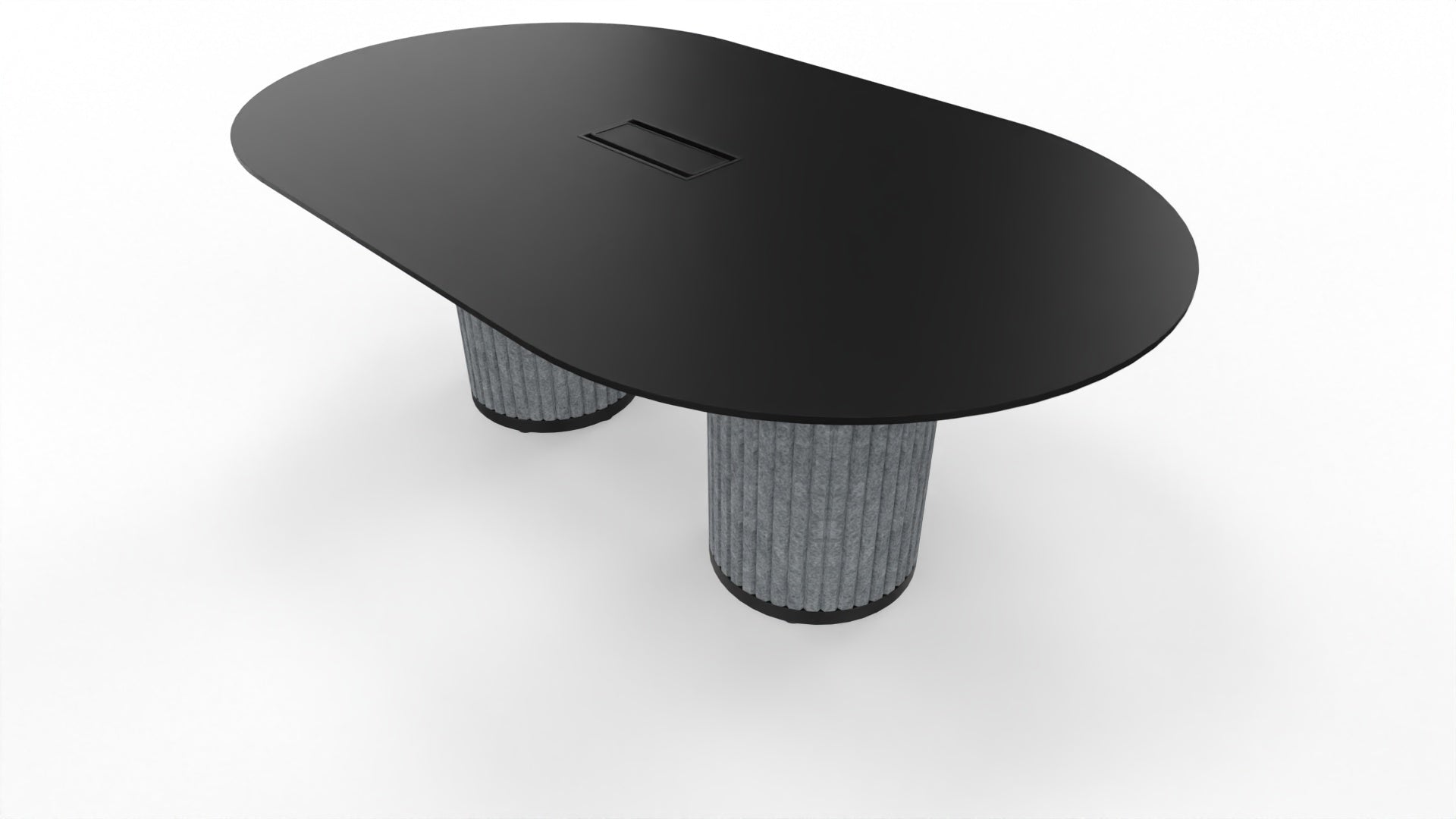 PARTHOS TABLE - Besprechungstisch mit Ausschnitt