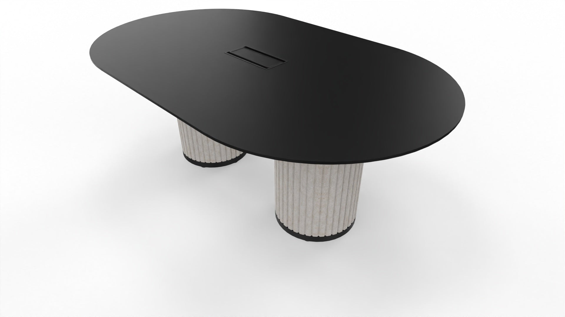 PARTHOS TABLE - Besprechungstisch mit Ausschnitt