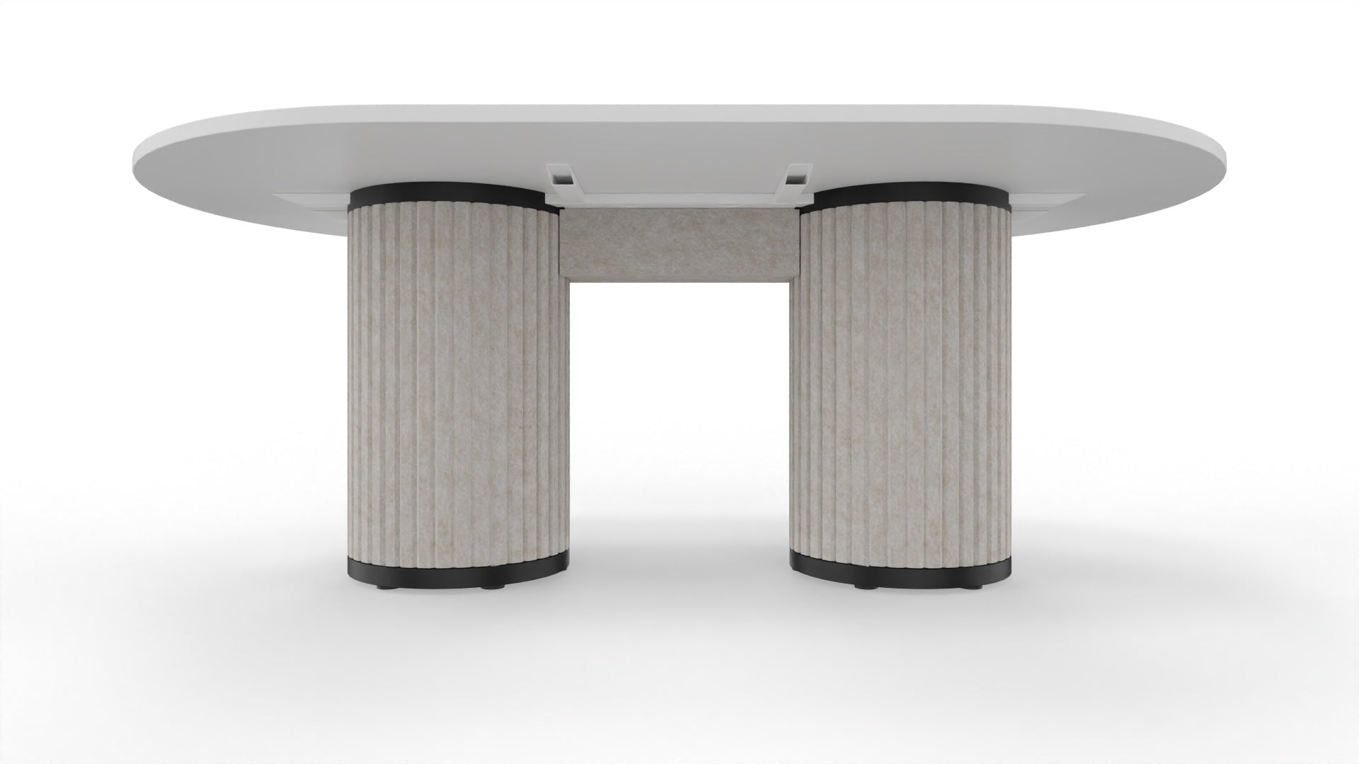 PARTHOS TABLE - Besprechungstisch mit Ausschnitt