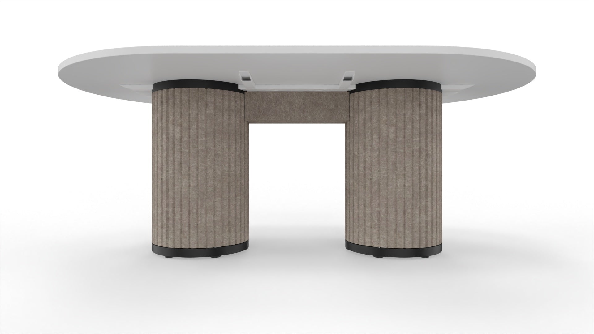 PARTHOS TABLE - Besprechungstisch mit Ausschnitt