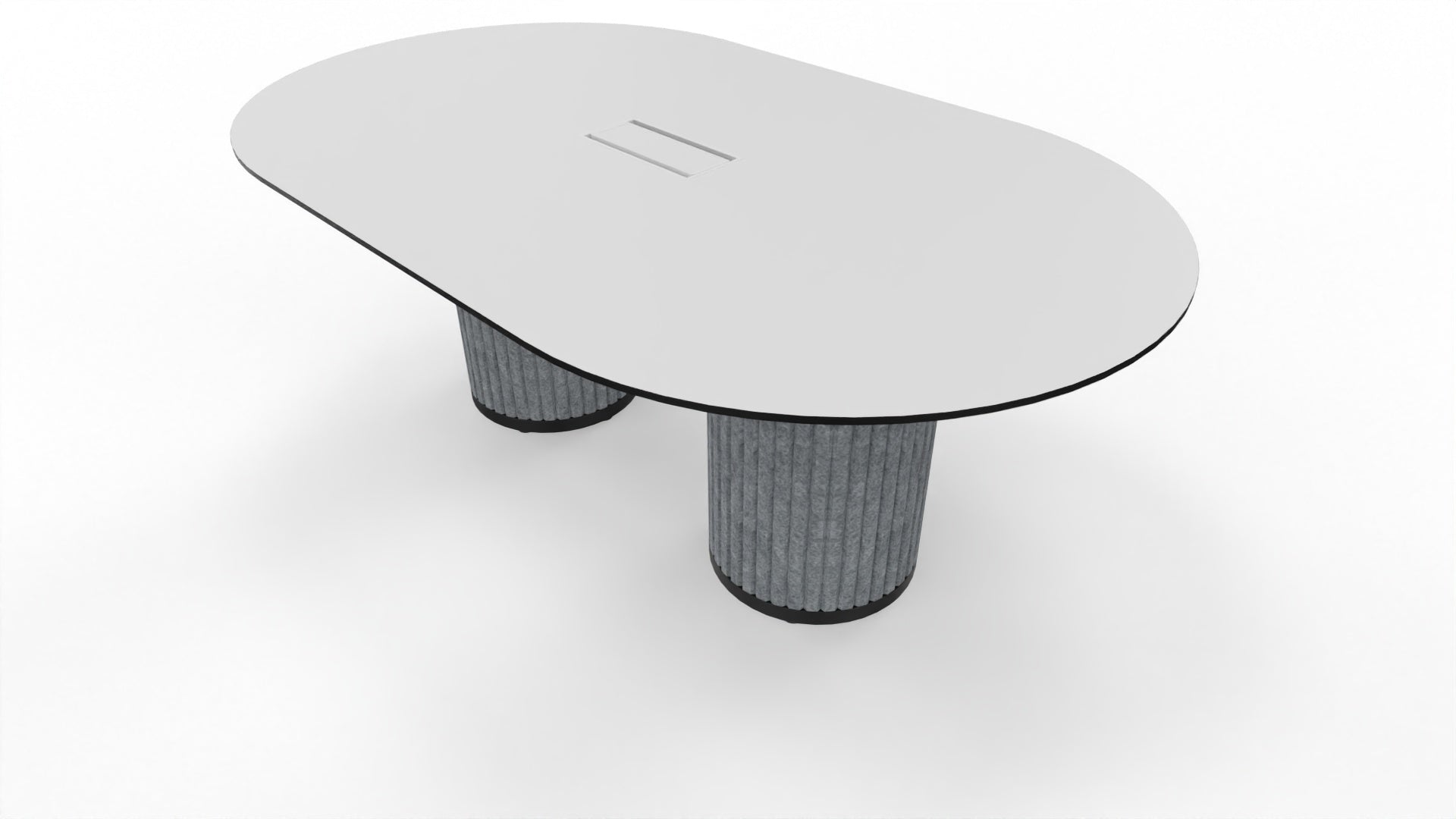 PARTHOS TABLE - Besprechungstisch mit Ausschnitt