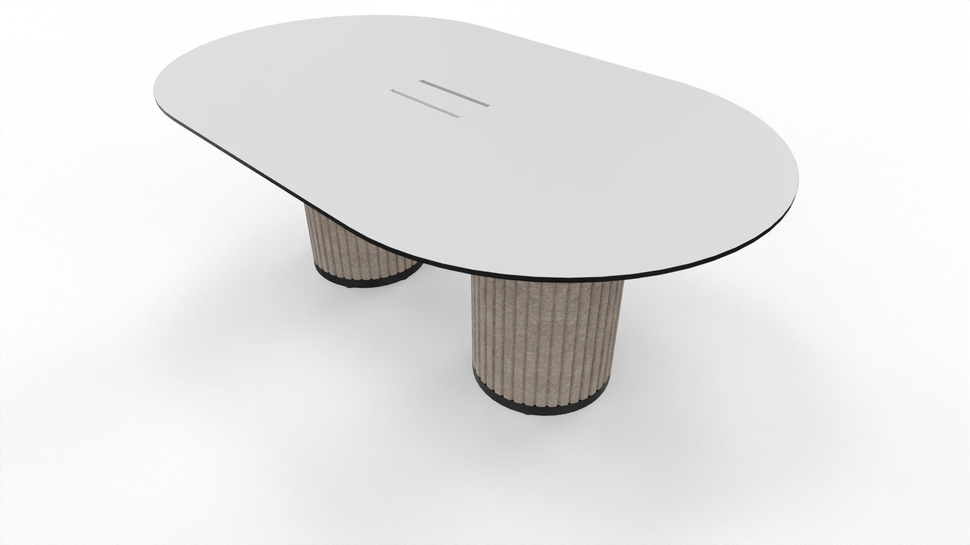 PARTHOS TABLE - Besprechungstisch mit Ausschnitt