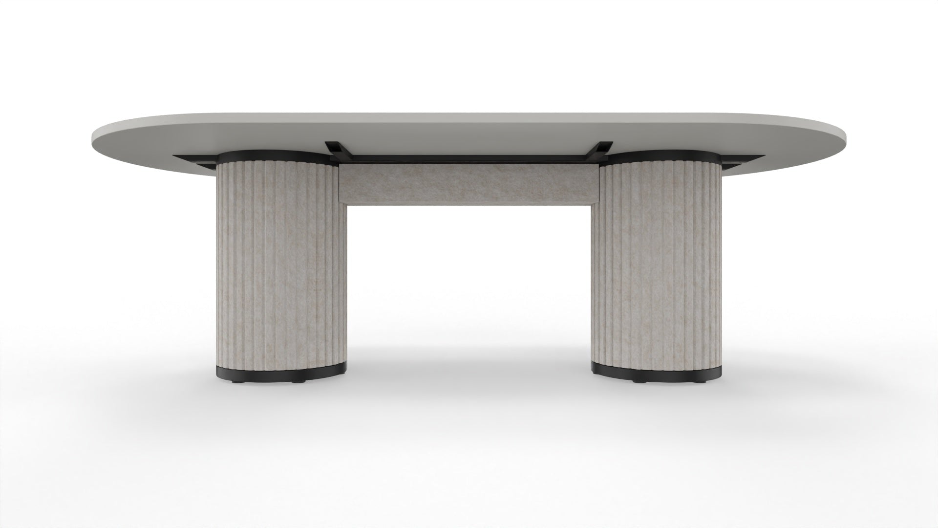 PARTHOS TABLE - Besprechungstisch mit Ausschnitt