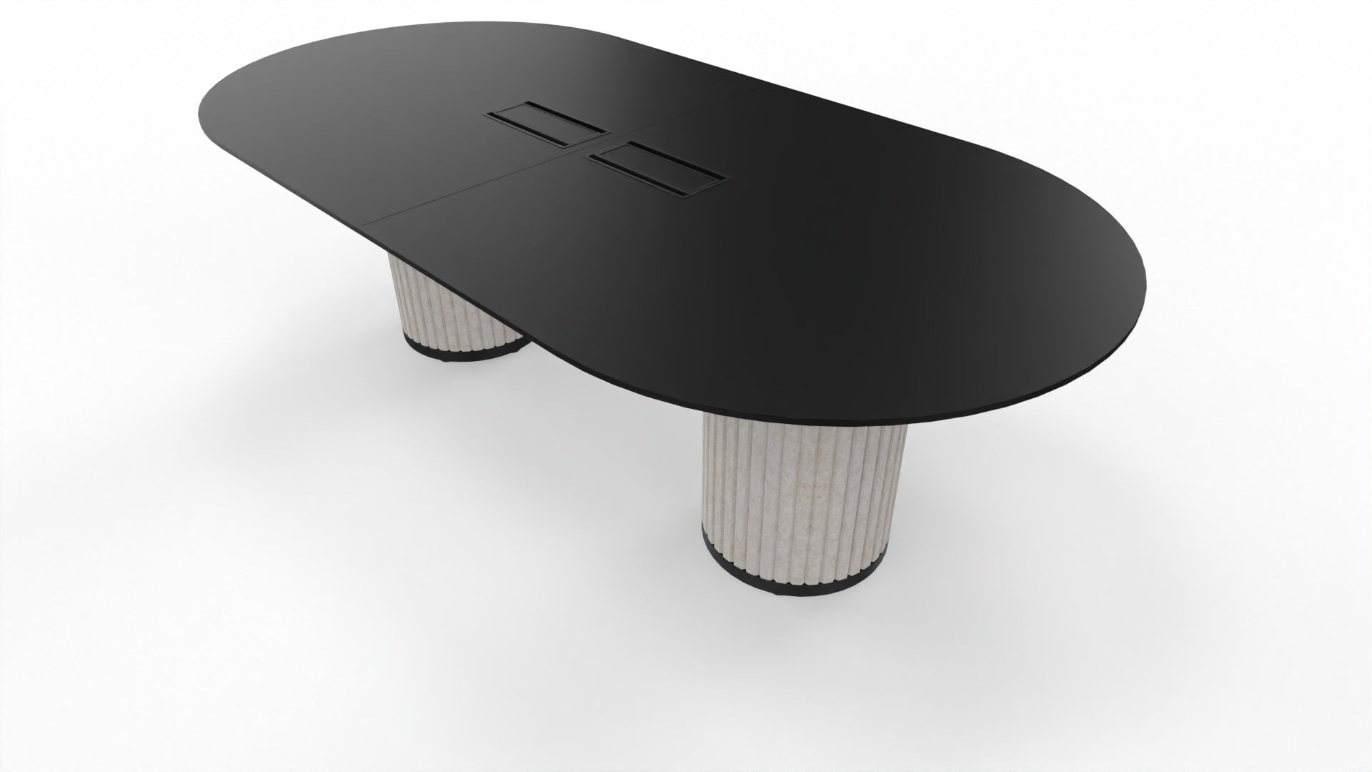 PARTHOS TABLE - Besprechungstisch mit Ausschnitt