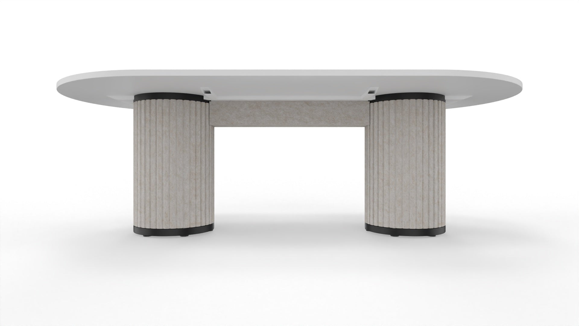 PARTHOS TABLE - Besprechungstisch mit Ausschnitt