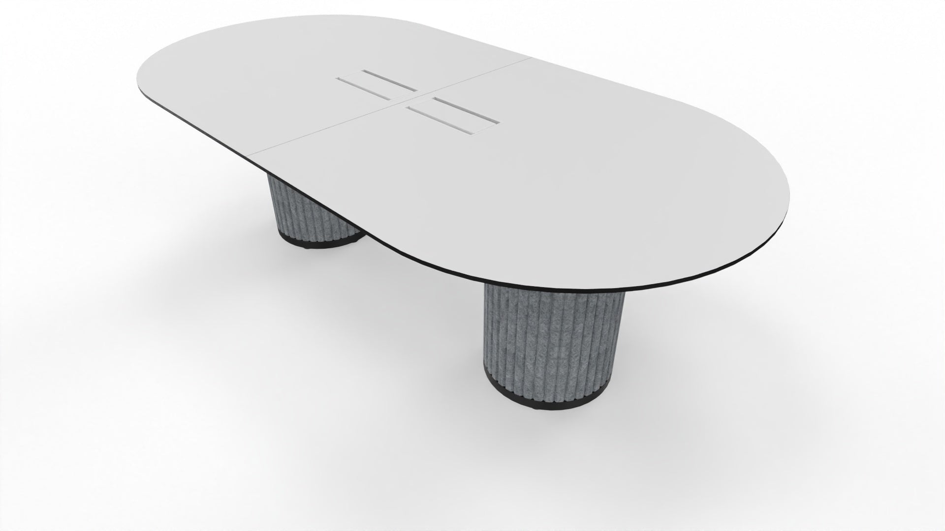 PARTHOS TABLE - Besprechungstisch mit Ausschnitt