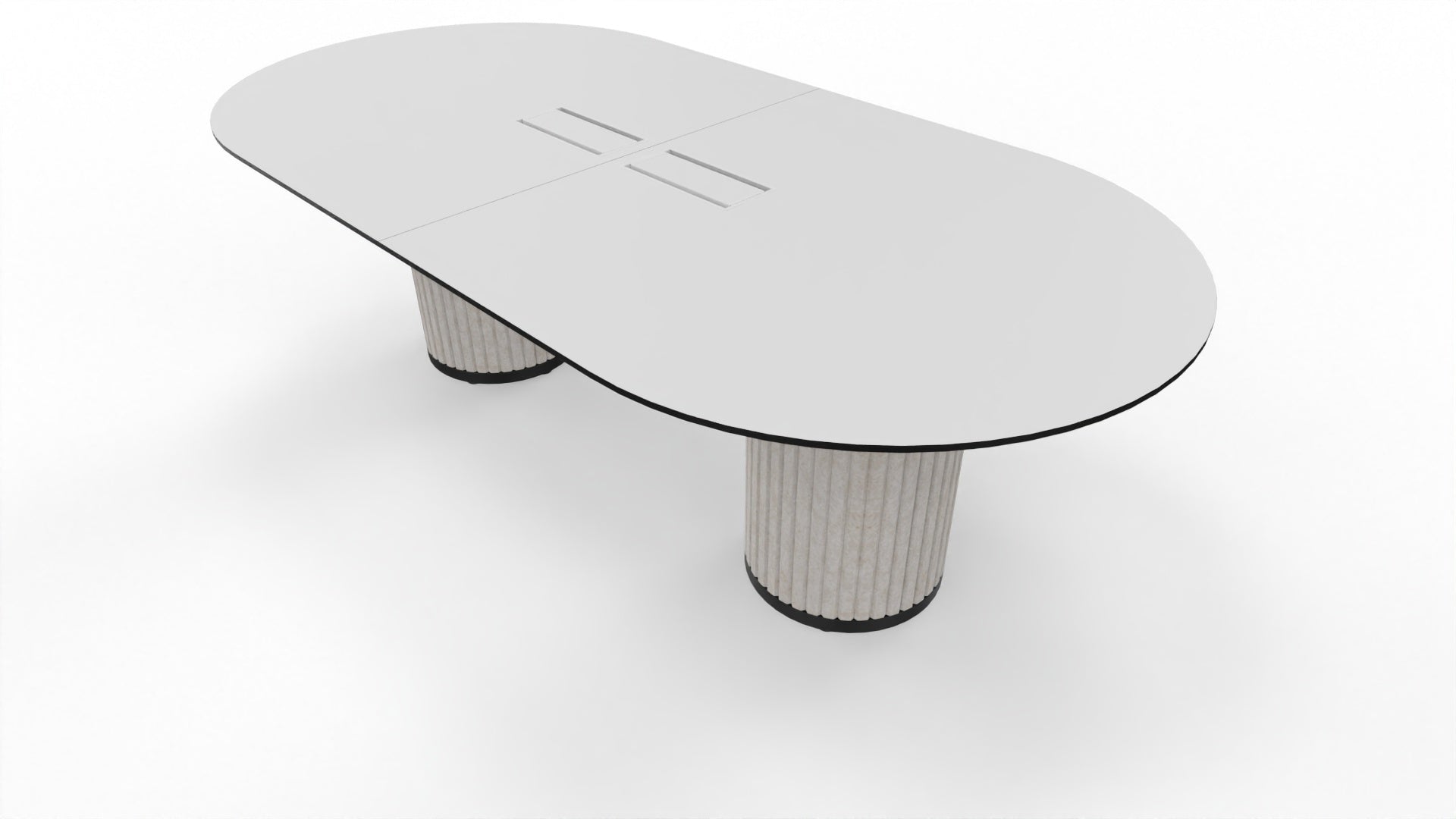 PARTHOS TABLE - Besprechungstisch mit Ausschnitt