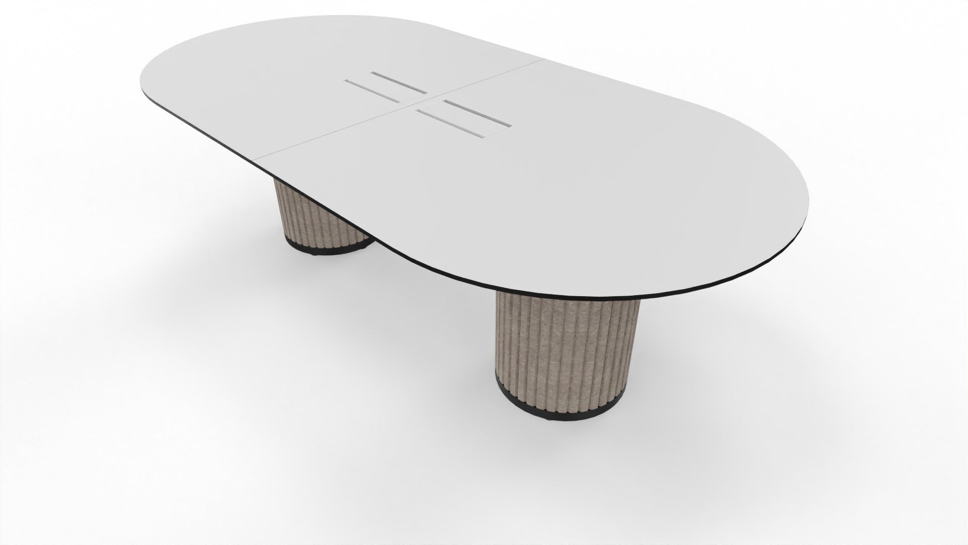 PARTHOS TABLE - Besprechungstisch mit Ausschnitt