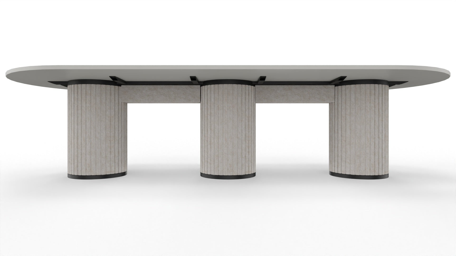 PARTHOS TABLE - Besprechungstisch mit Ausschnitt