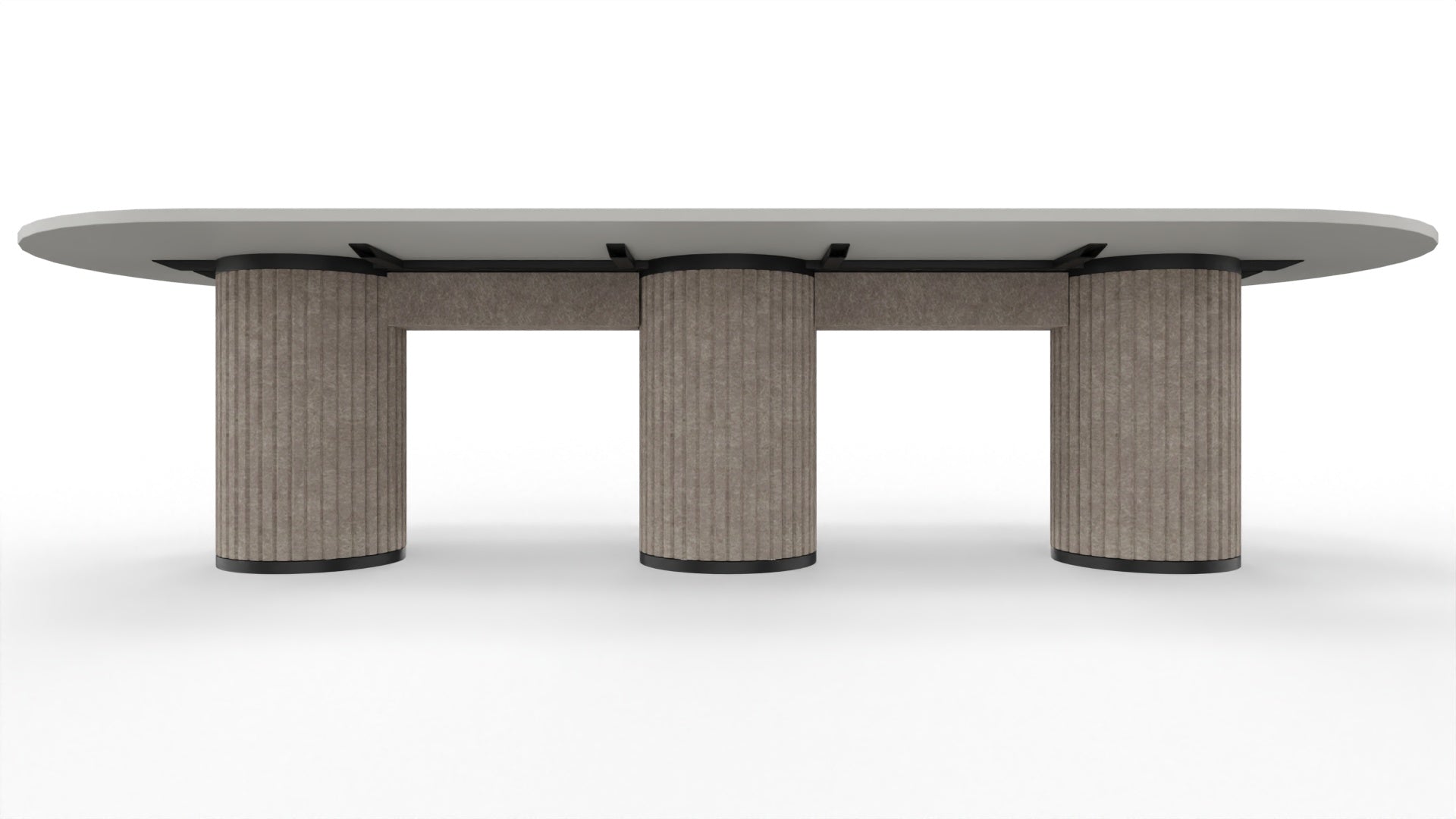 PARTHOS TABLE - Besprechungstisch mit Ausschnitt