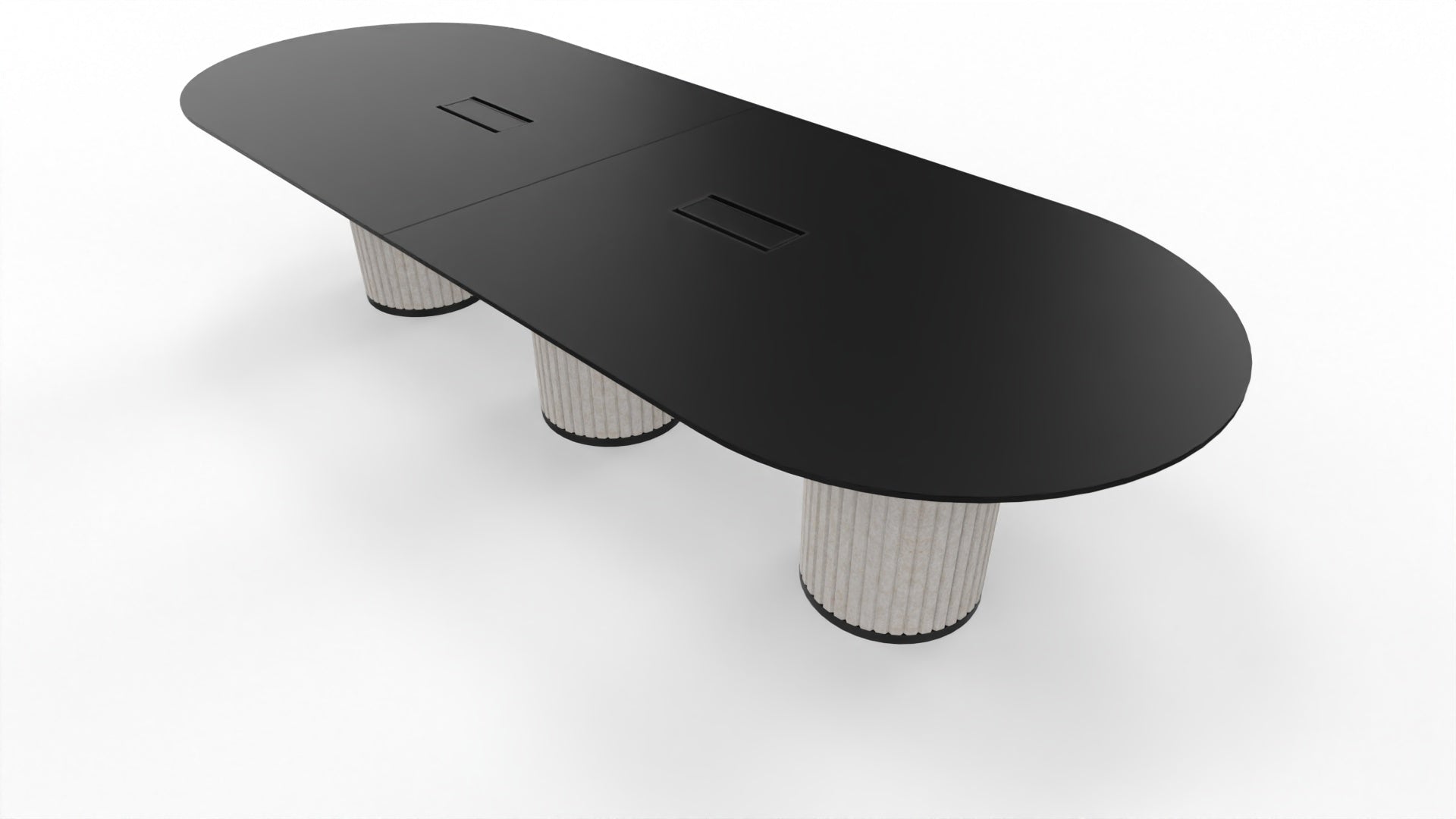 PARTHOS TABLE - Besprechungstisch mit Ausschnitt