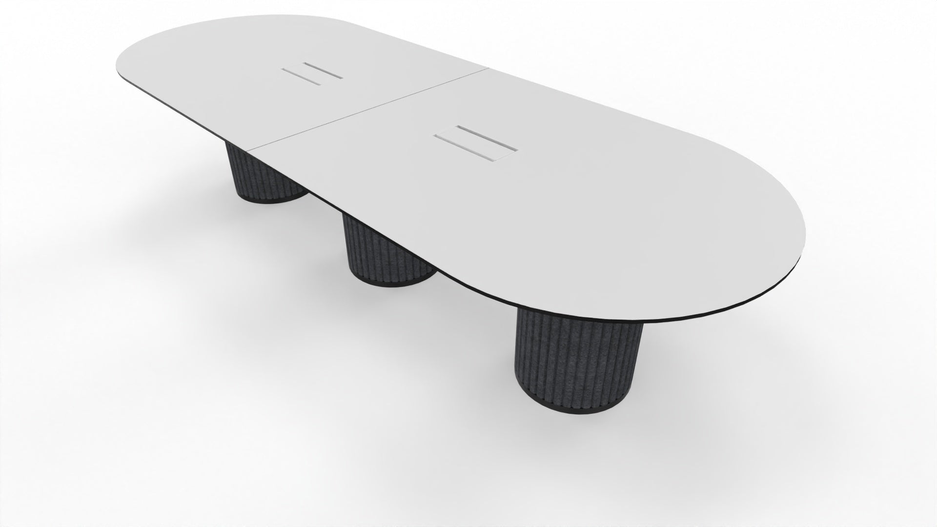 PARTHOS TABLE - Besprechungstisch mit Ausschnitt