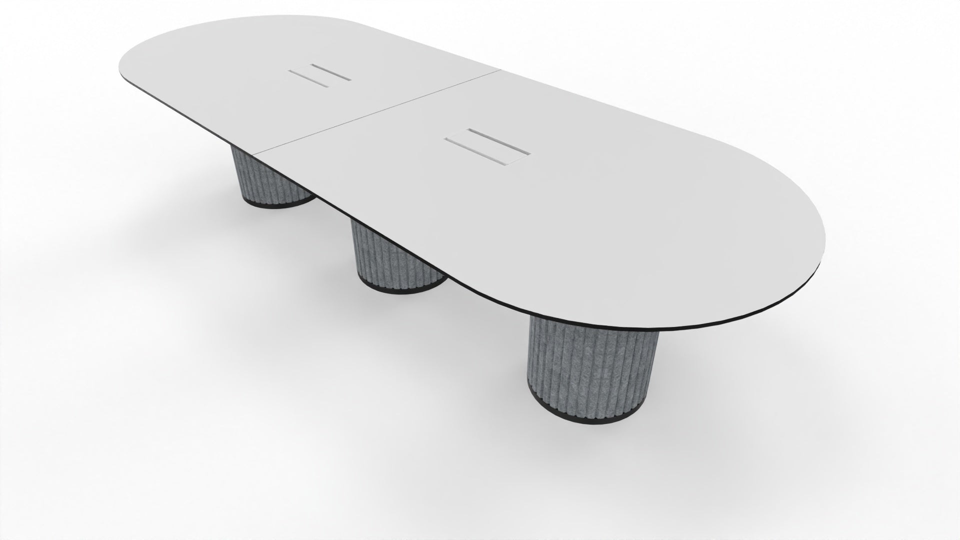 PARTHOS TABLE - Besprechungstisch mit Ausschnitt