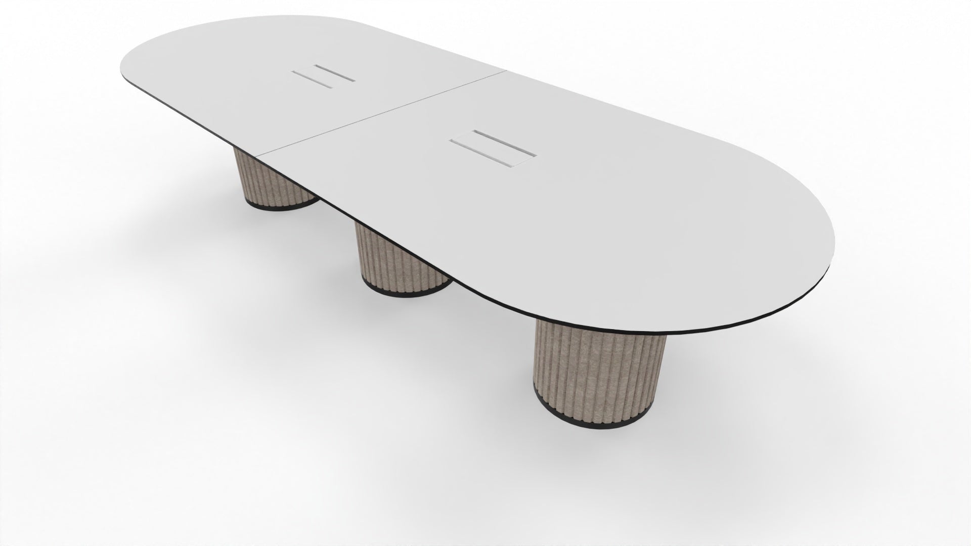 PARTHOS TABLE - Besprechungstisch mit Ausschnitt