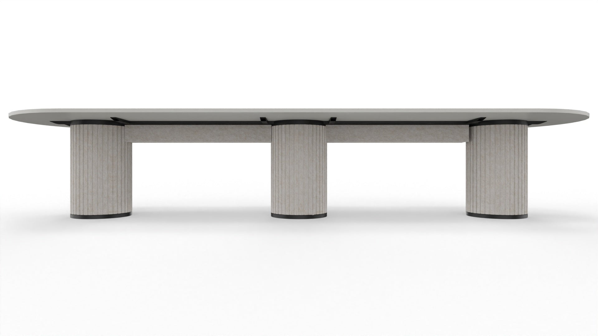 PARTHOS TABLE - Besprechungstisch mit Ausschnitt