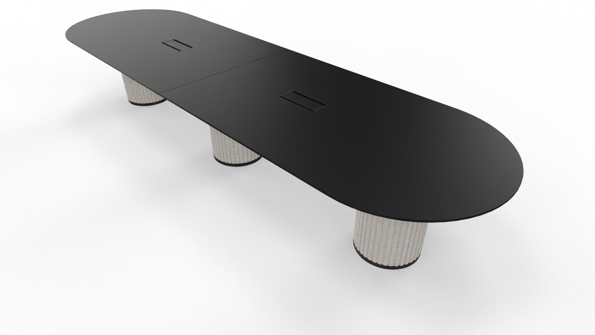 PARTHOS TABLE - Besprechungstisch mit Ausschnitt