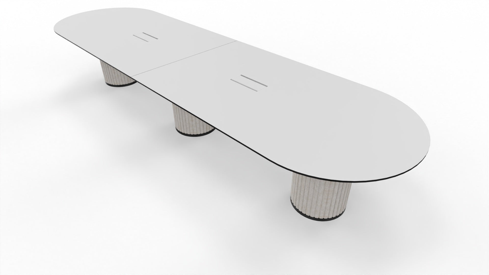 PARTHOS TABLE - Besprechungstisch mit Ausschnitt