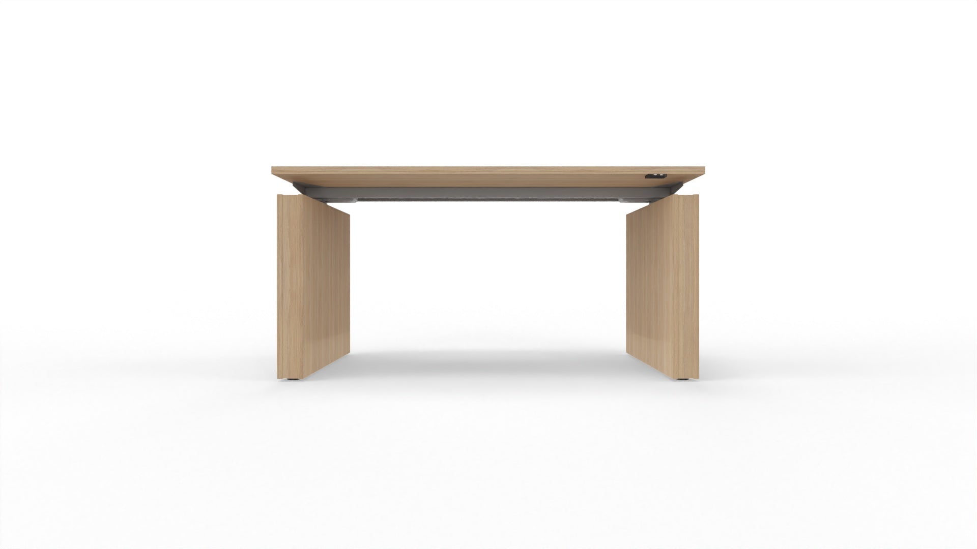 MOTION – Elektrischer höhenverstellbarer Schreibtisch mit Wangenfüssen