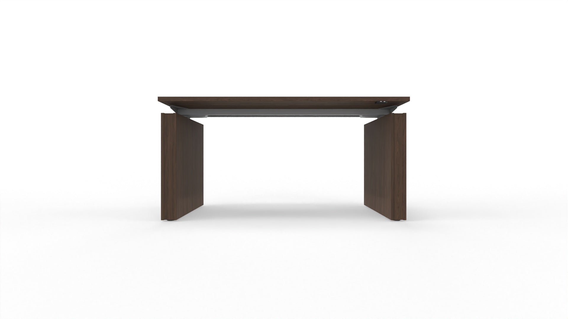 MOTION – Elektrischer höhenverstellbarer Schreibtisch mit Wangenfüssen